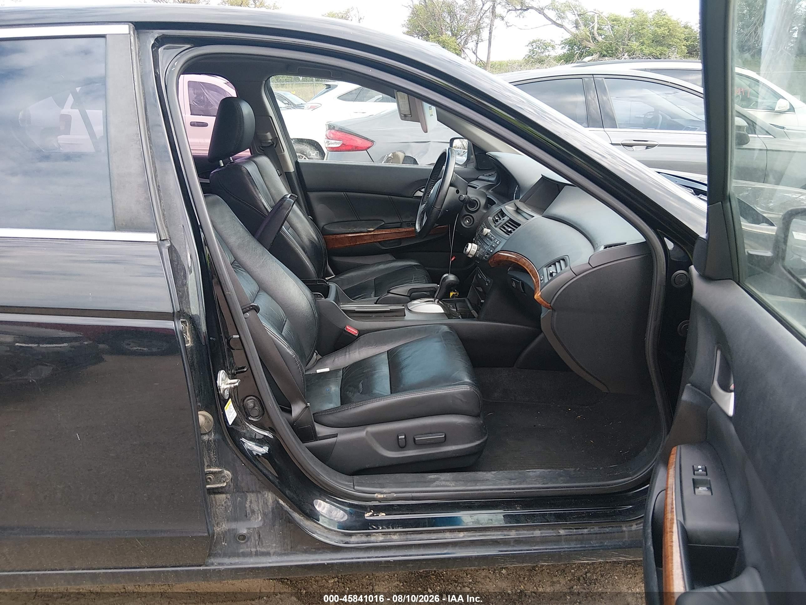 2011 Honda Accord 3.5 Ex-l Black vin: 1HGCP3F84BA011119