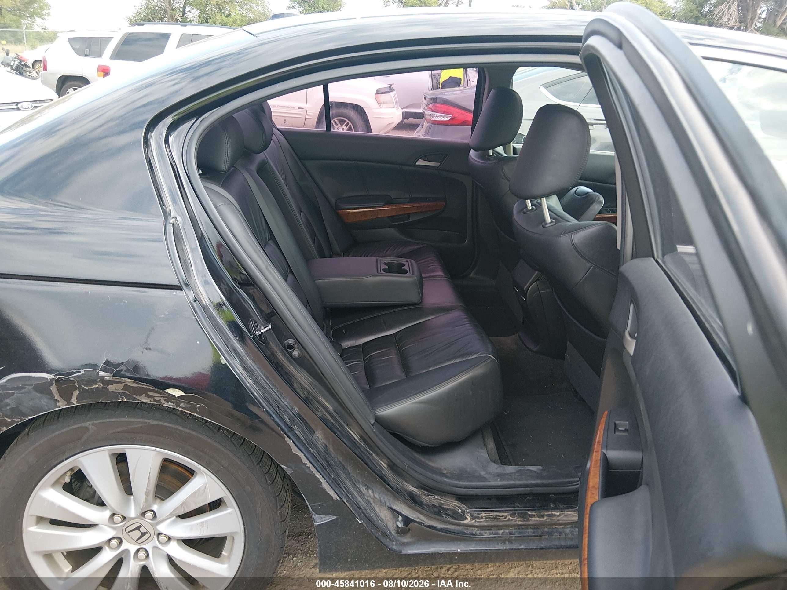 2011 Honda Accord 3.5 Ex-l Black vin: 1HGCP3F84BA011119
