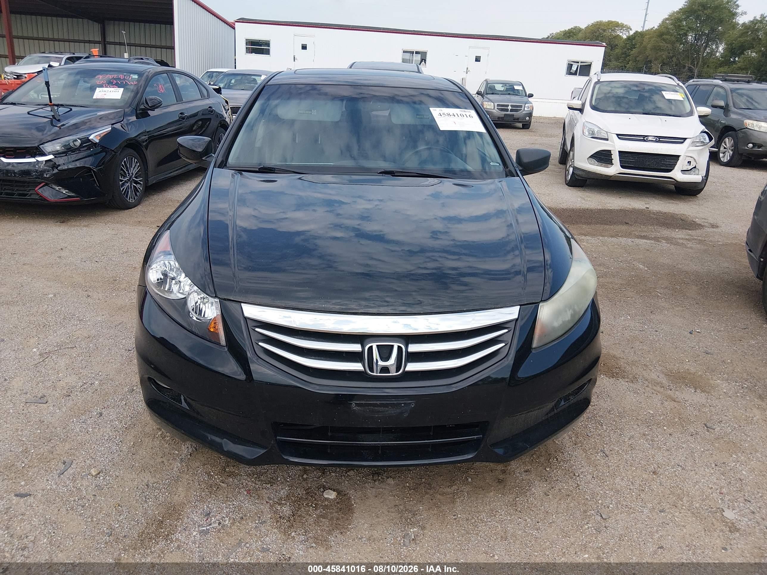 2011 Honda Accord 3.5 Ex-l Black vin: 1HGCP3F84BA011119