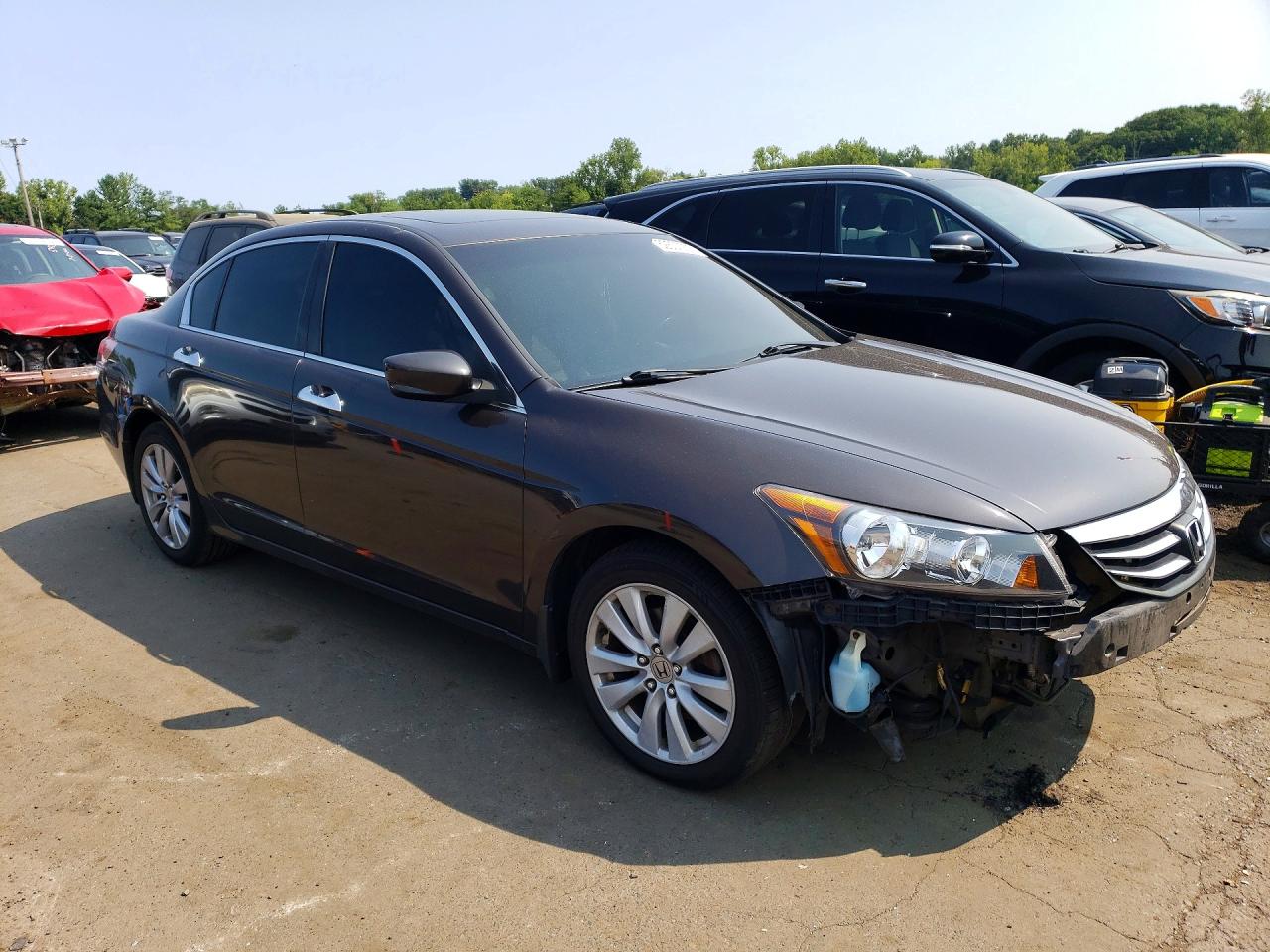 2011 Honda Accord Exl Charcoal vin: 1HGCP3F84BA013436