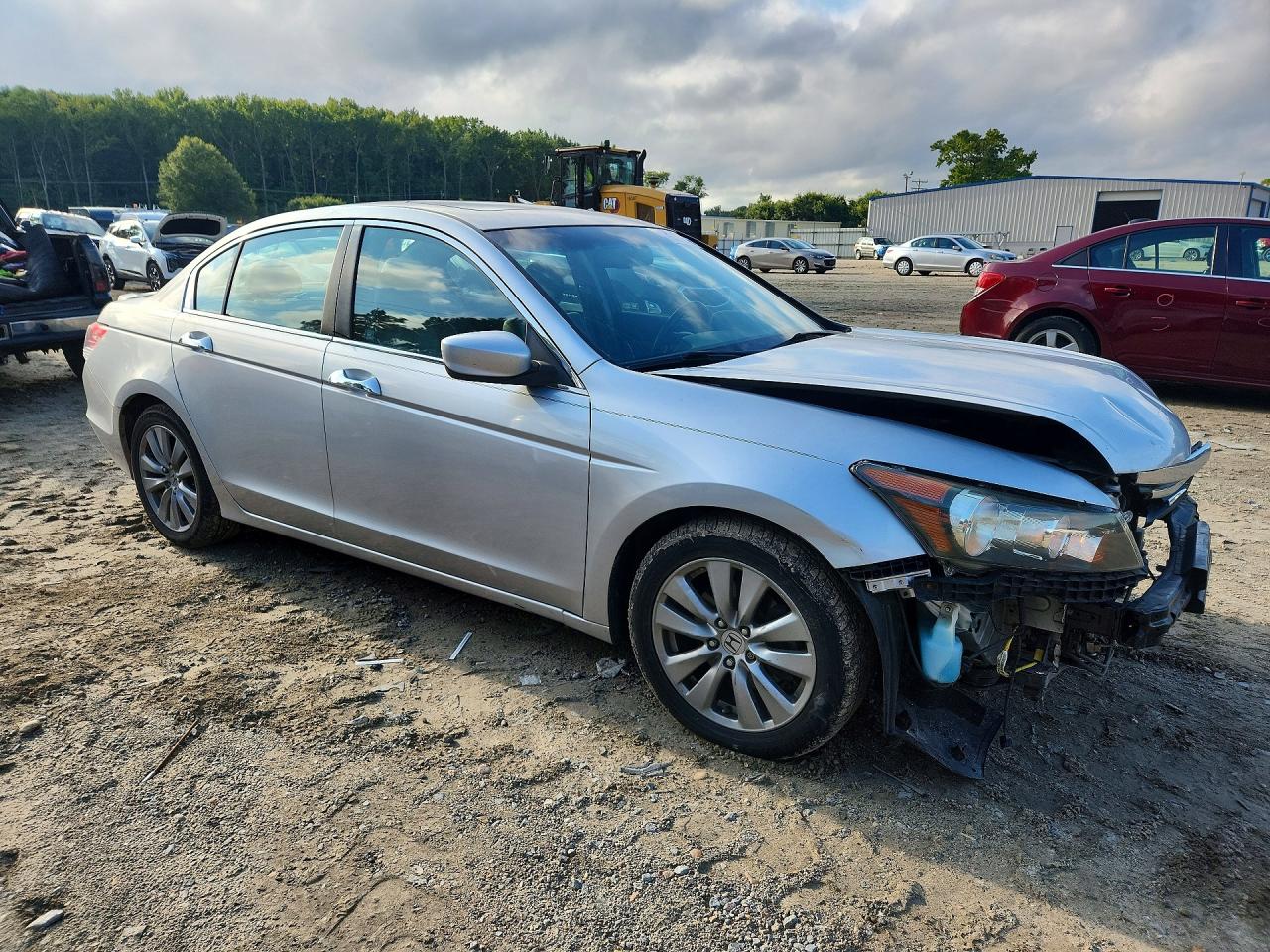 2011 Honda Accord Exl Silver vin: 1HGCP3F84BA019821