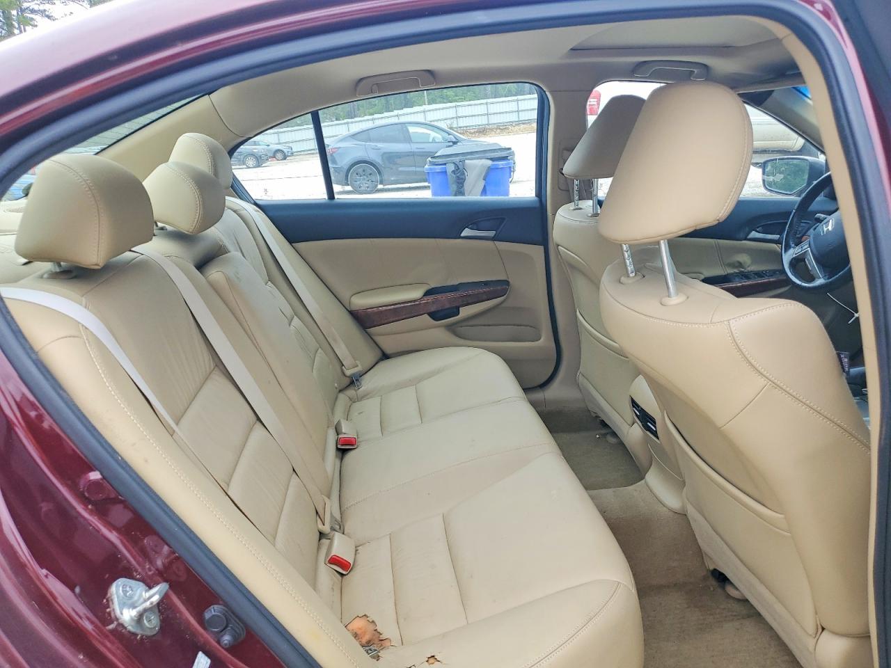 2011 Honda Accord Exl Burgundy vin: 1HGCP3F84BA022055