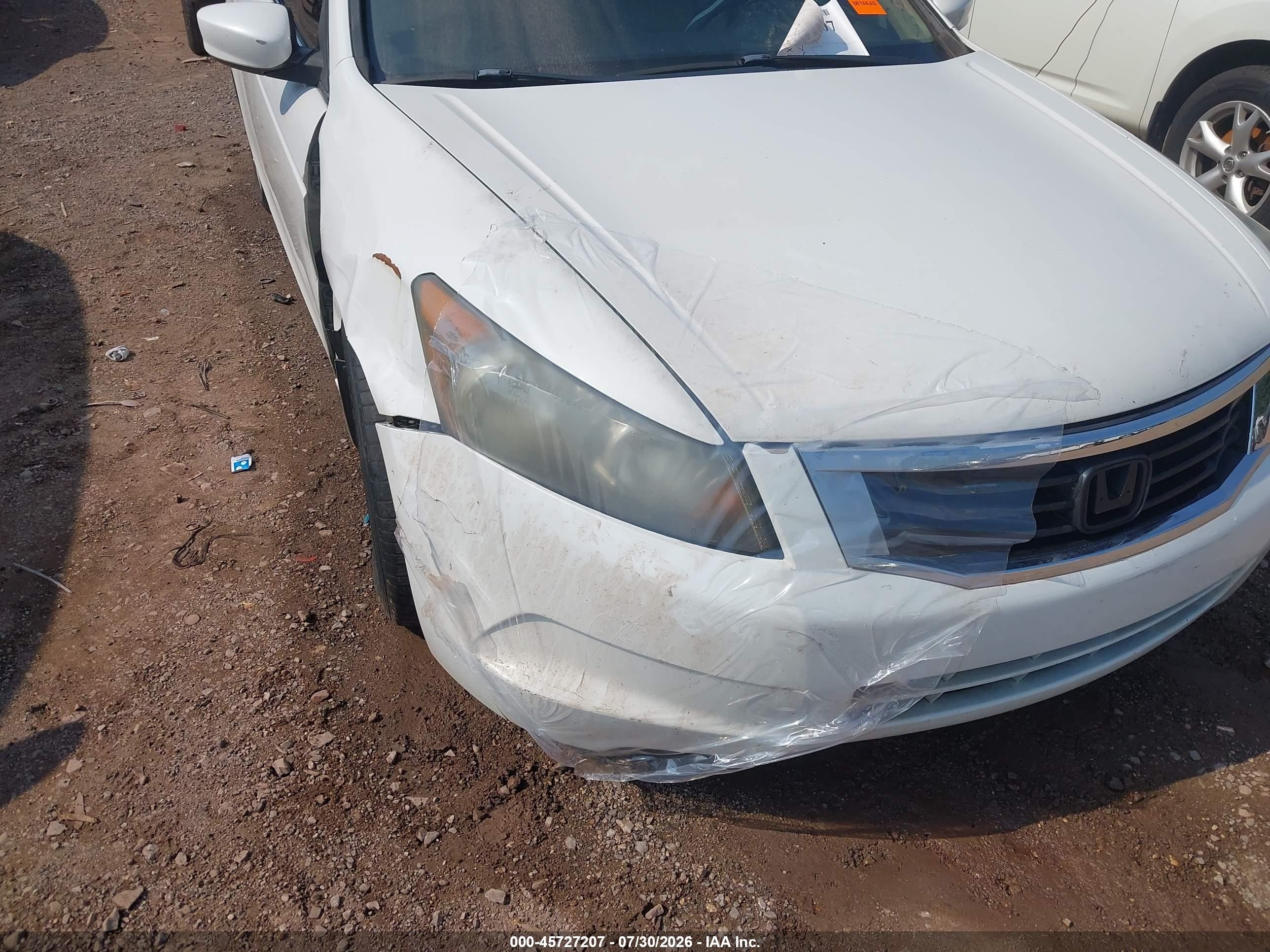 2011 Honda Accord 3.5 Ex-l White vin: 1HGCP3F84BA026381