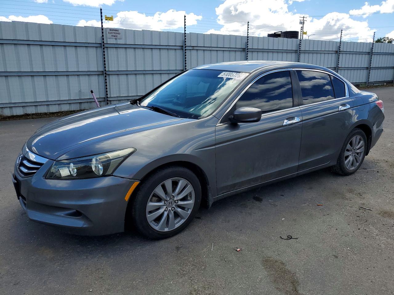 2011 Honda Accord Exl Gray vin: 1HGCP3F84BA027045