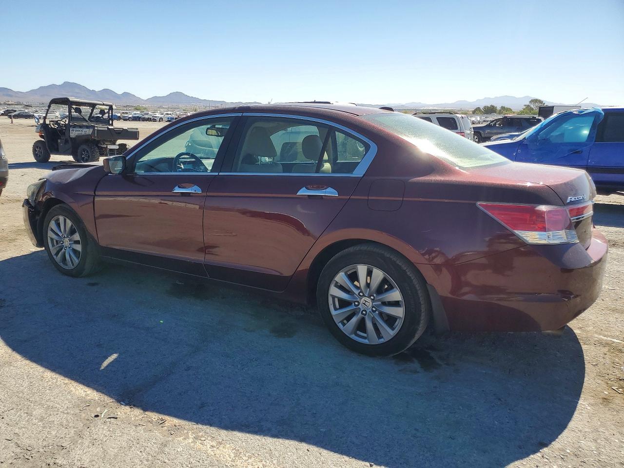 2011 Honda Accord Exl Бордовый vin: 1HGCP3F84BA028633