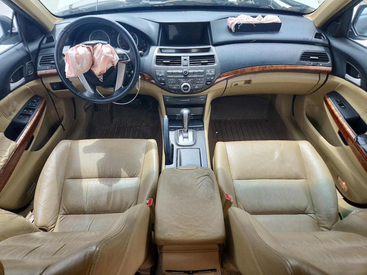 2011 Honda Accord Exl White vin: 1HGCP3F84BA032892