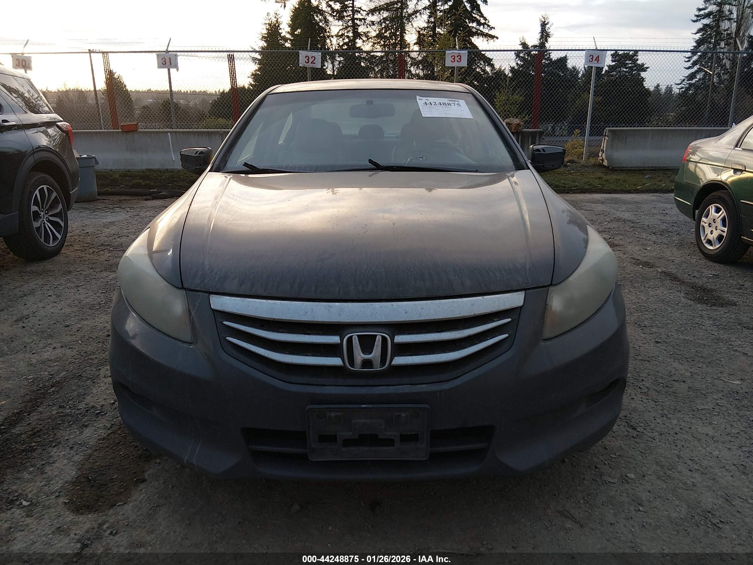 2012 Honda Accord Sdn 3.5 Ex-l/ex-l Gray vin: 1HGCP3F84CA000056