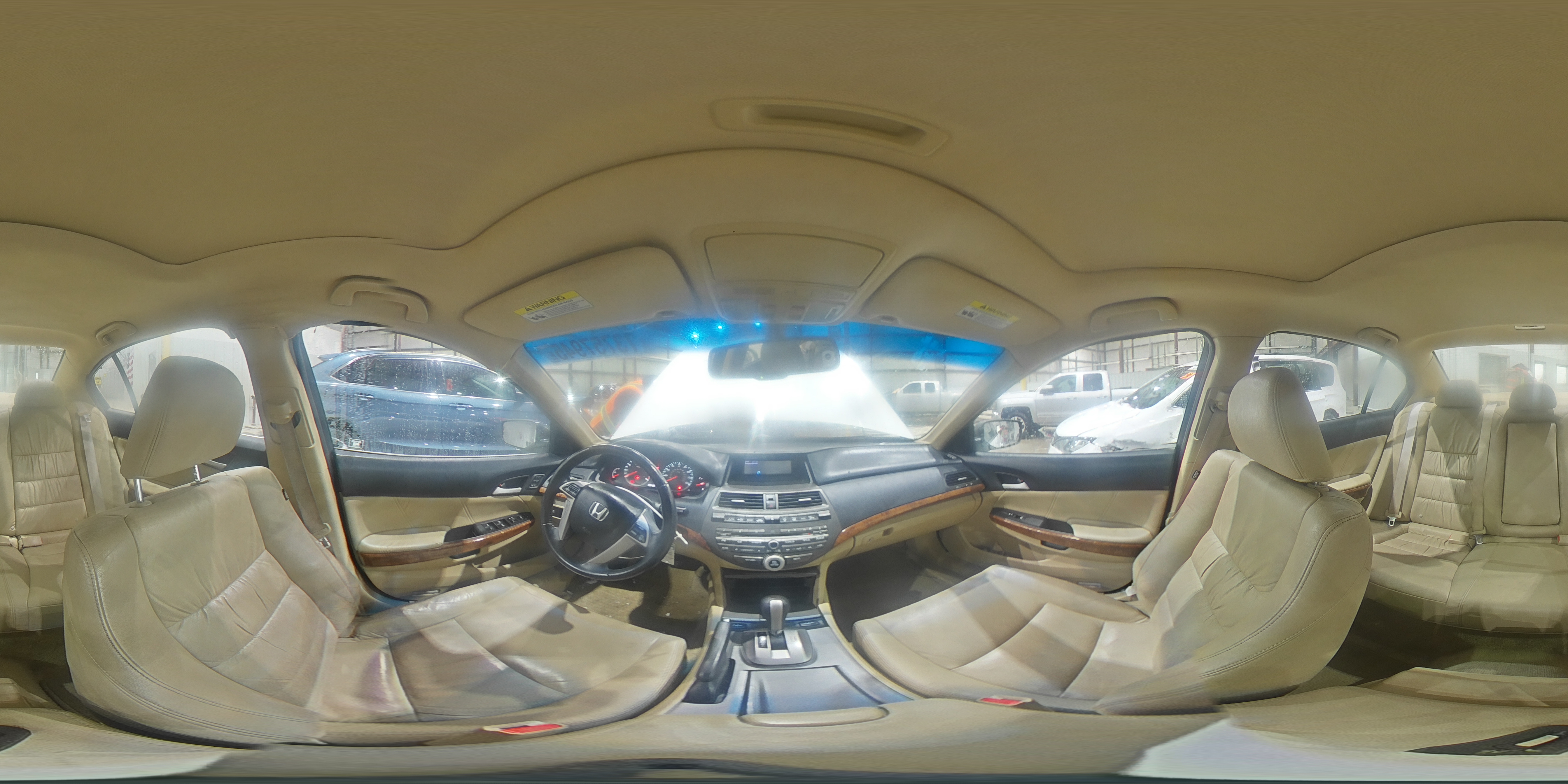 2012 Honda Accord Exl White vin: 1HGCP3F84CA001725