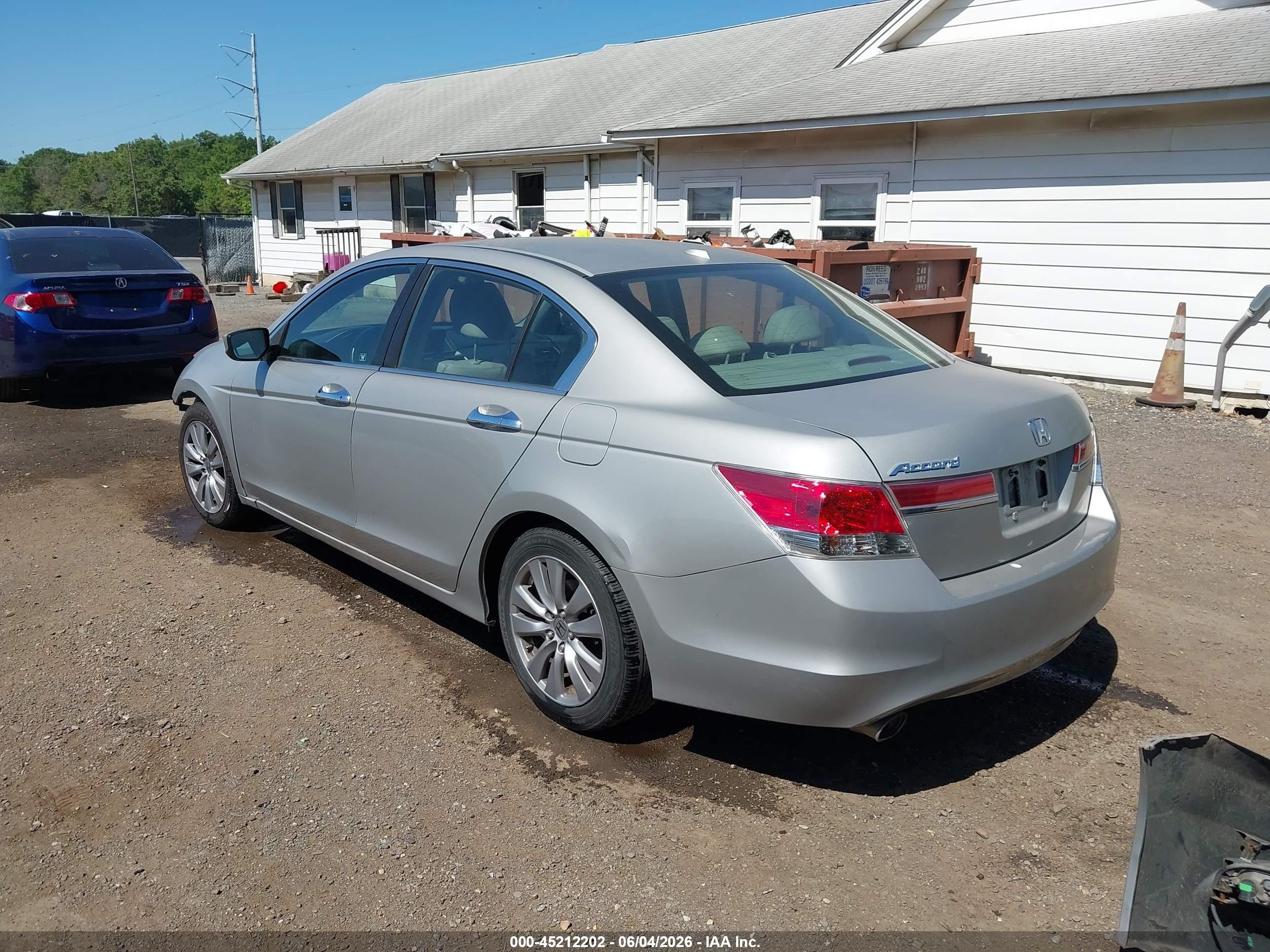 2012 Honda Accord 3.5 Ex-l Silver vin: 1HGCP3F84CA005368