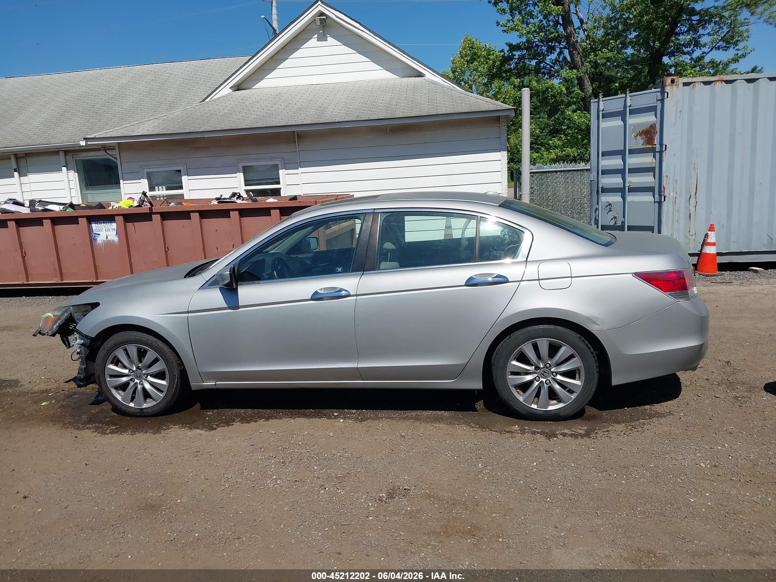 2012 Honda Accord 3.5 Ex-l Silver vin: 1HGCP3F84CA005368