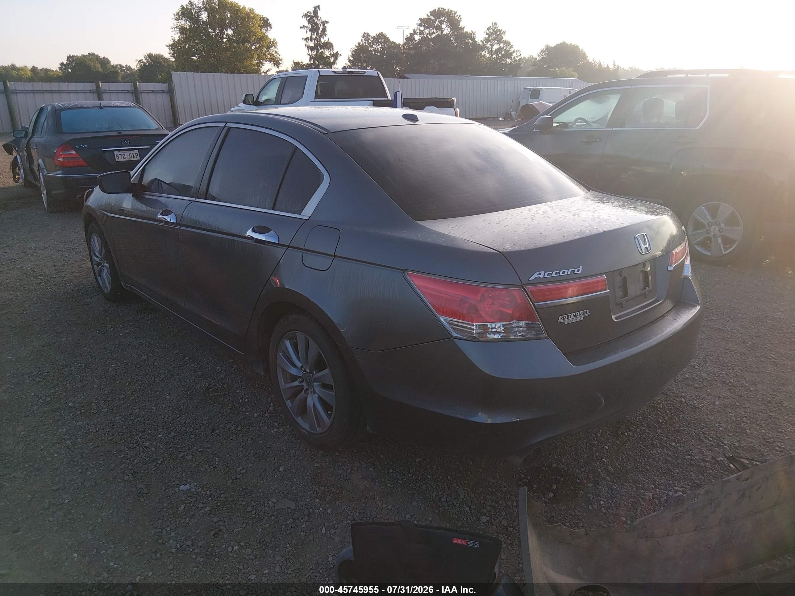 2012 Honda Accord 3.5 Ex-l Gray vin: 1HGCP3F84CA005435