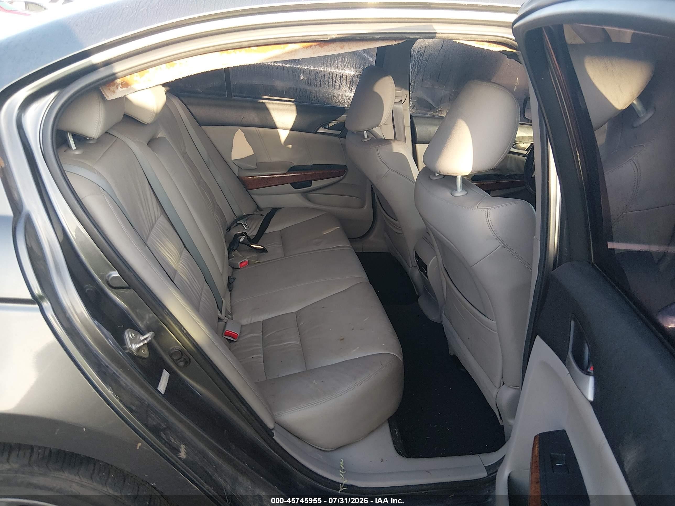 2012 Honda Accord 3.5 Ex-l Gray vin: 1HGCP3F84CA005435