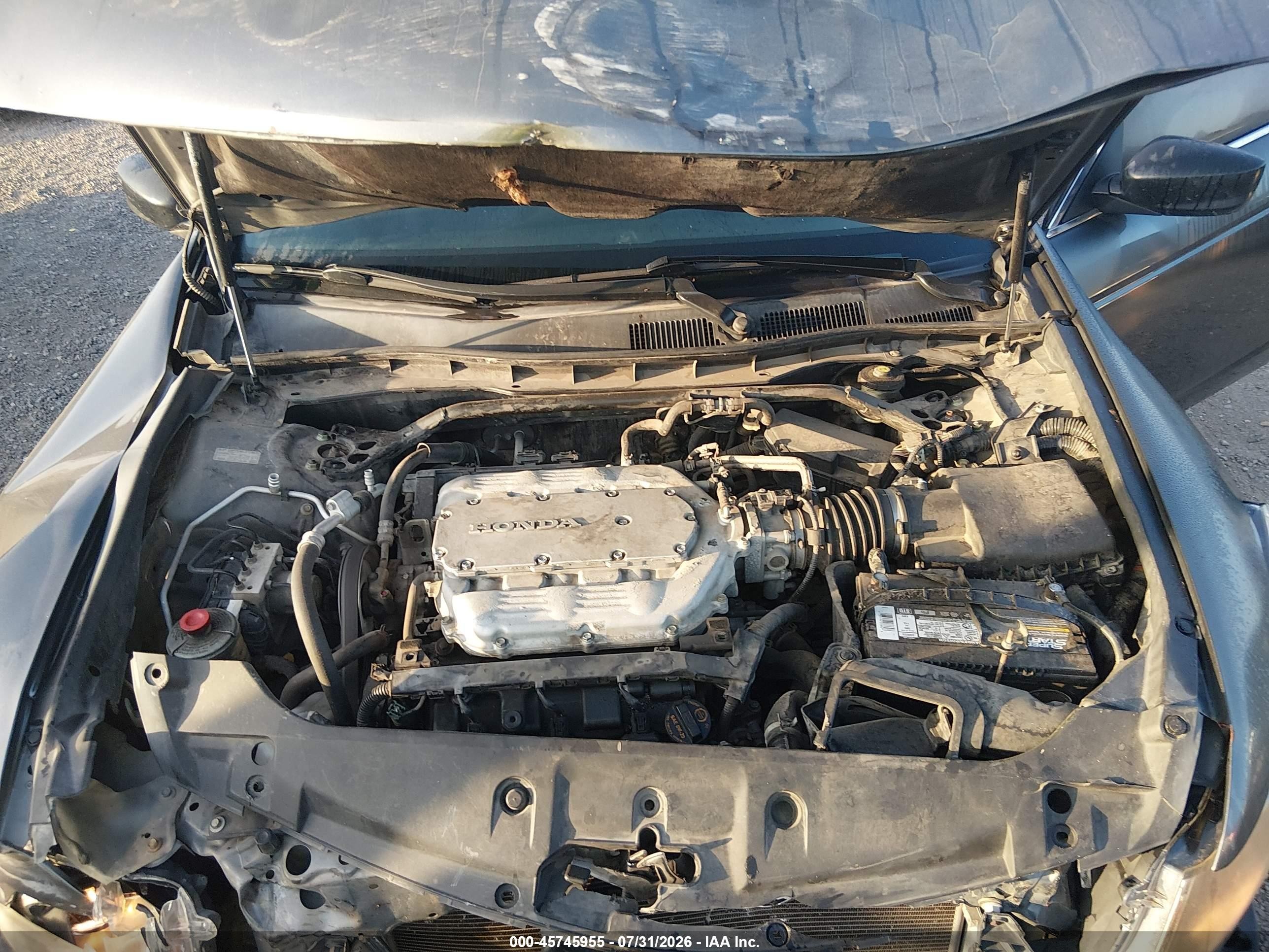 2012 Honda Accord 3.5 Ex-l Gray vin: 1HGCP3F84CA005435