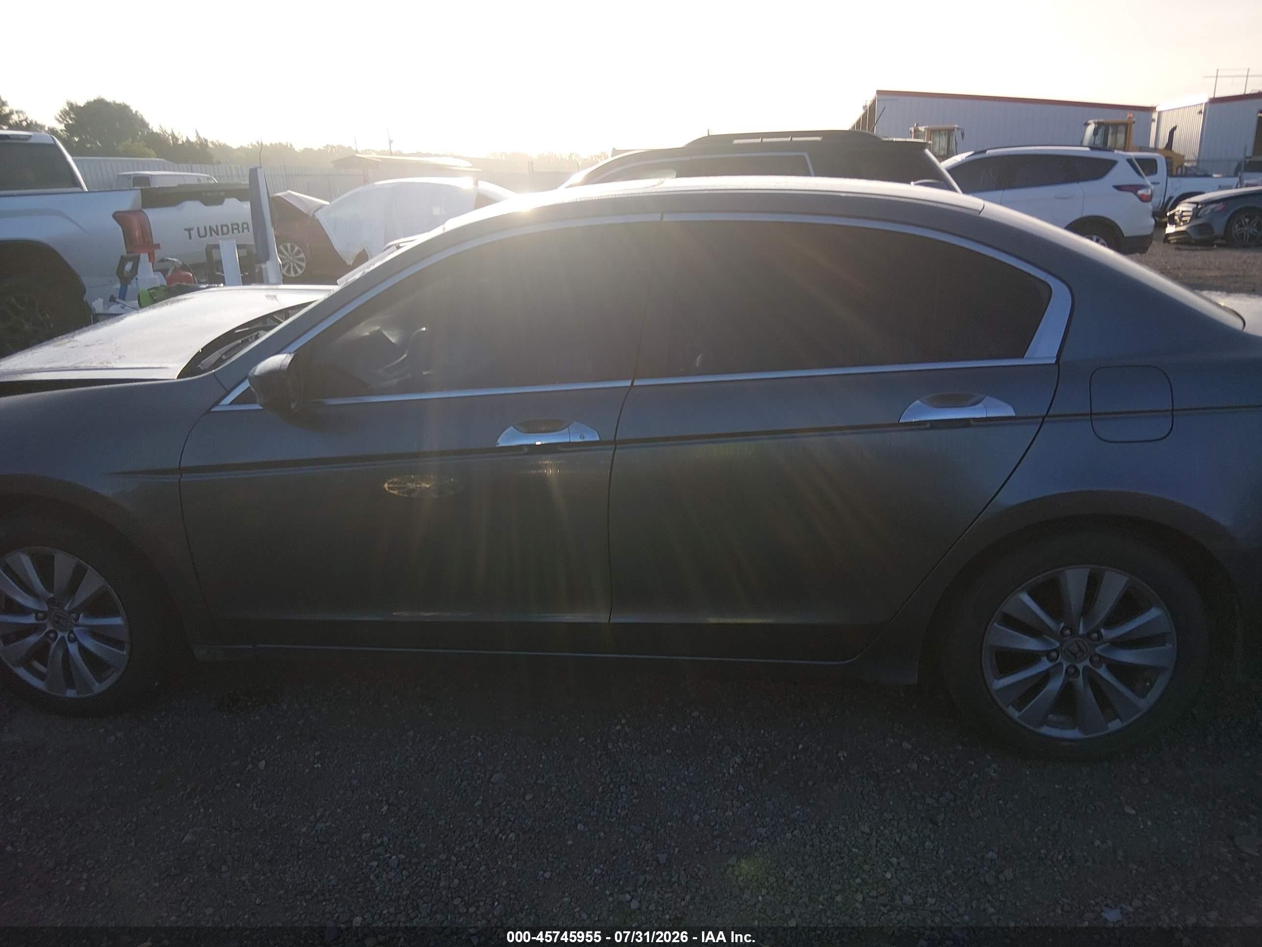 2012 Honda Accord 3.5 Ex-l Gray vin: 1HGCP3F84CA005435