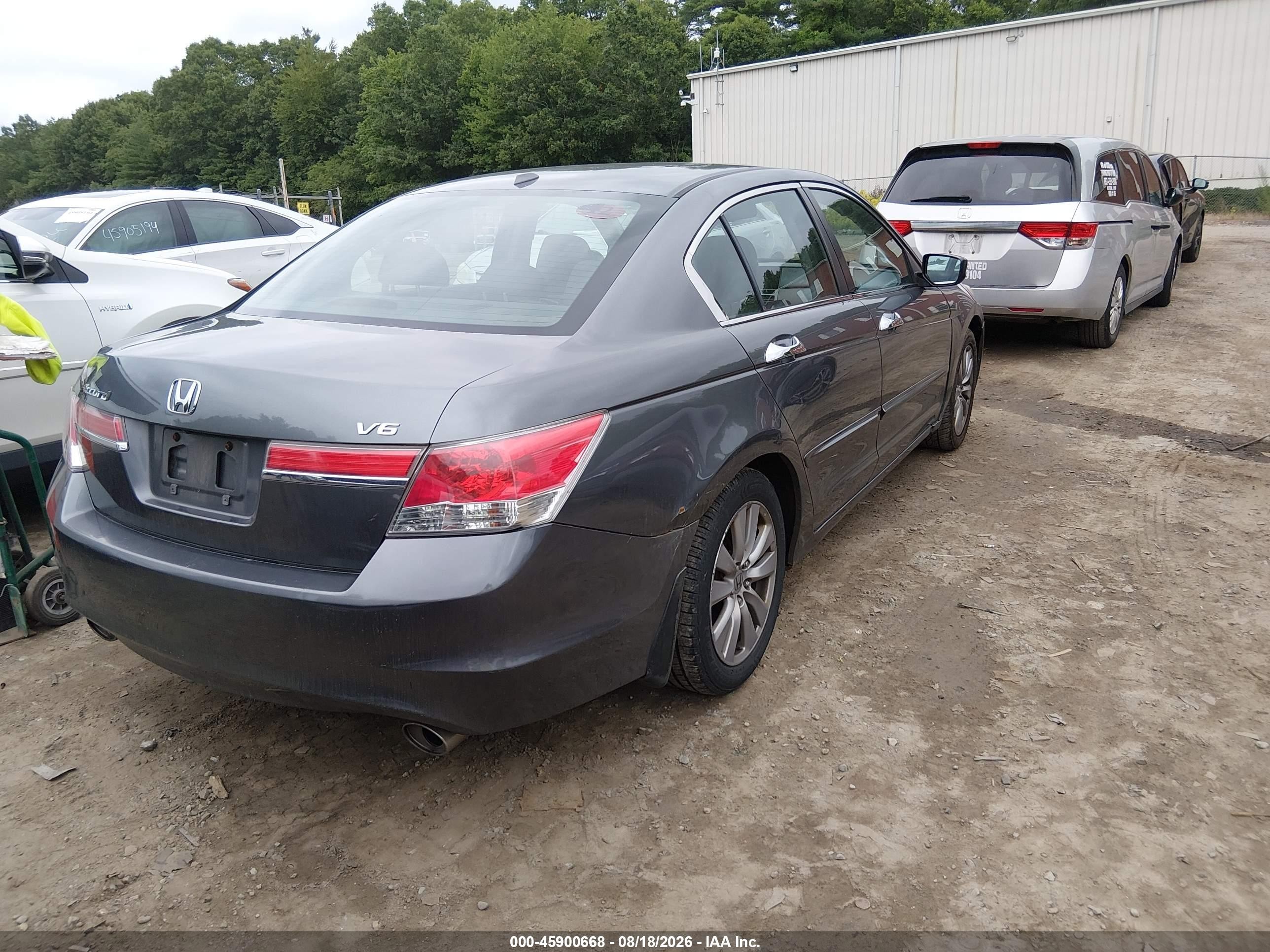 2012 Honda Accord 3.5 Ex-l Gray vin: 1HGCP3F84CA006441