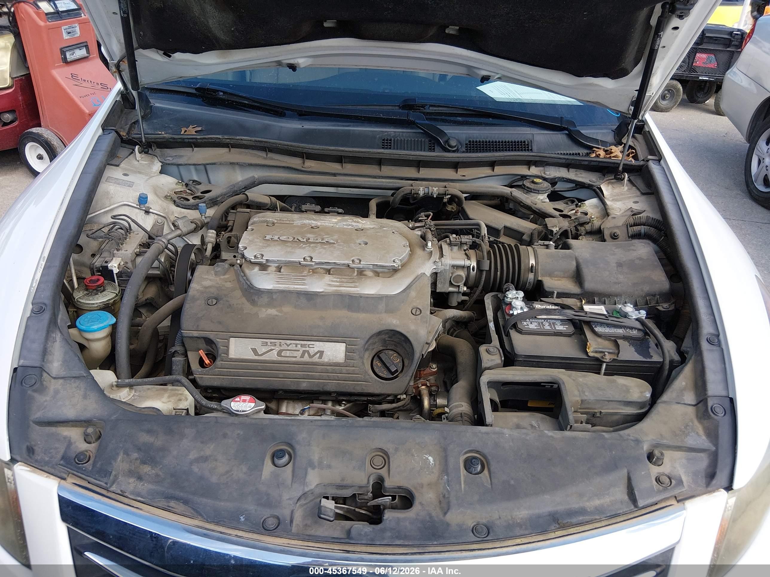 2012 Honda Accord 3.5 Ex-l White vin: 1HGCP3F84CA009744