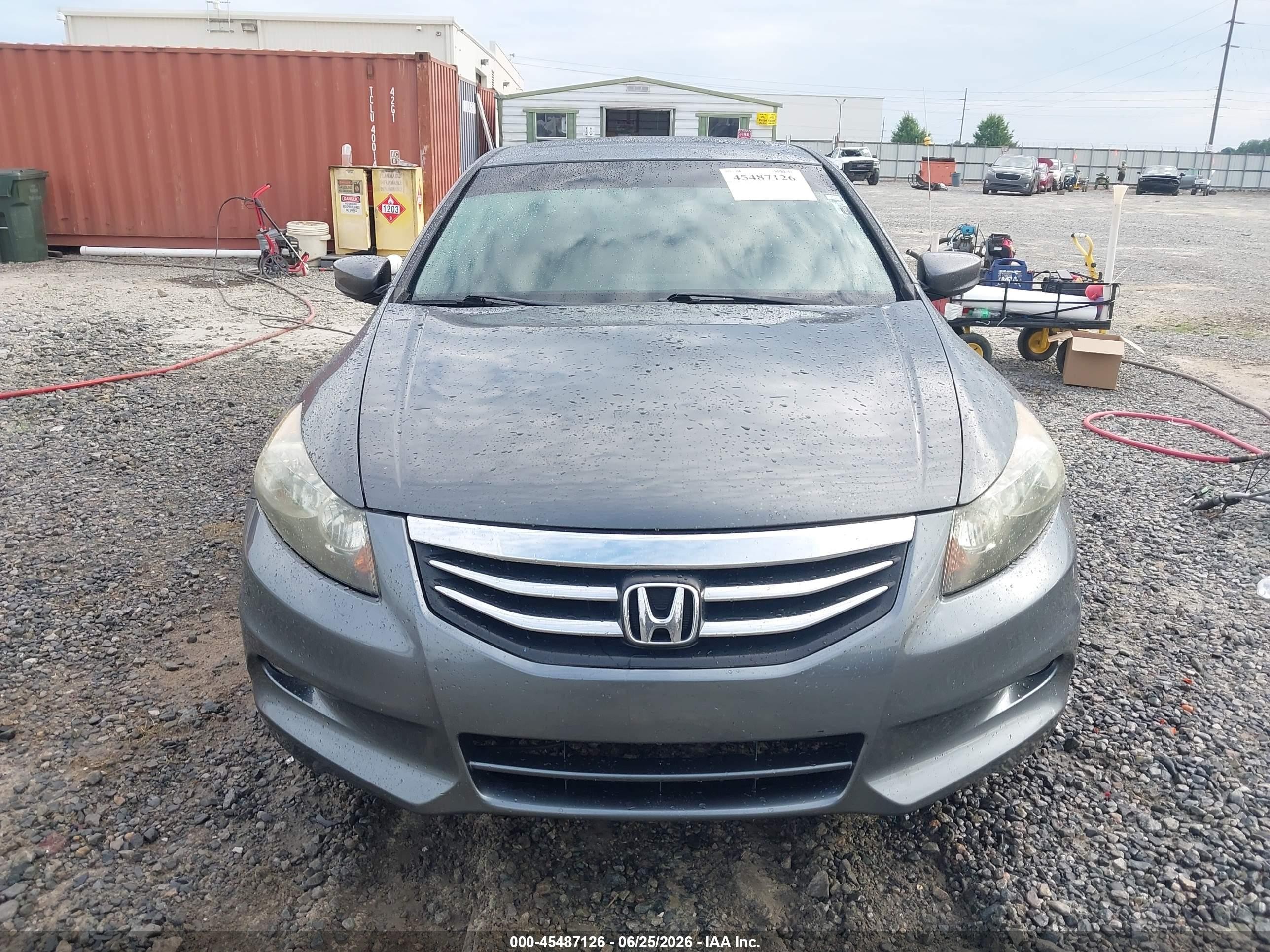 2012 Honda Accord 3.5 Ex-l Gray vin: 1HGCP3F84CA015270