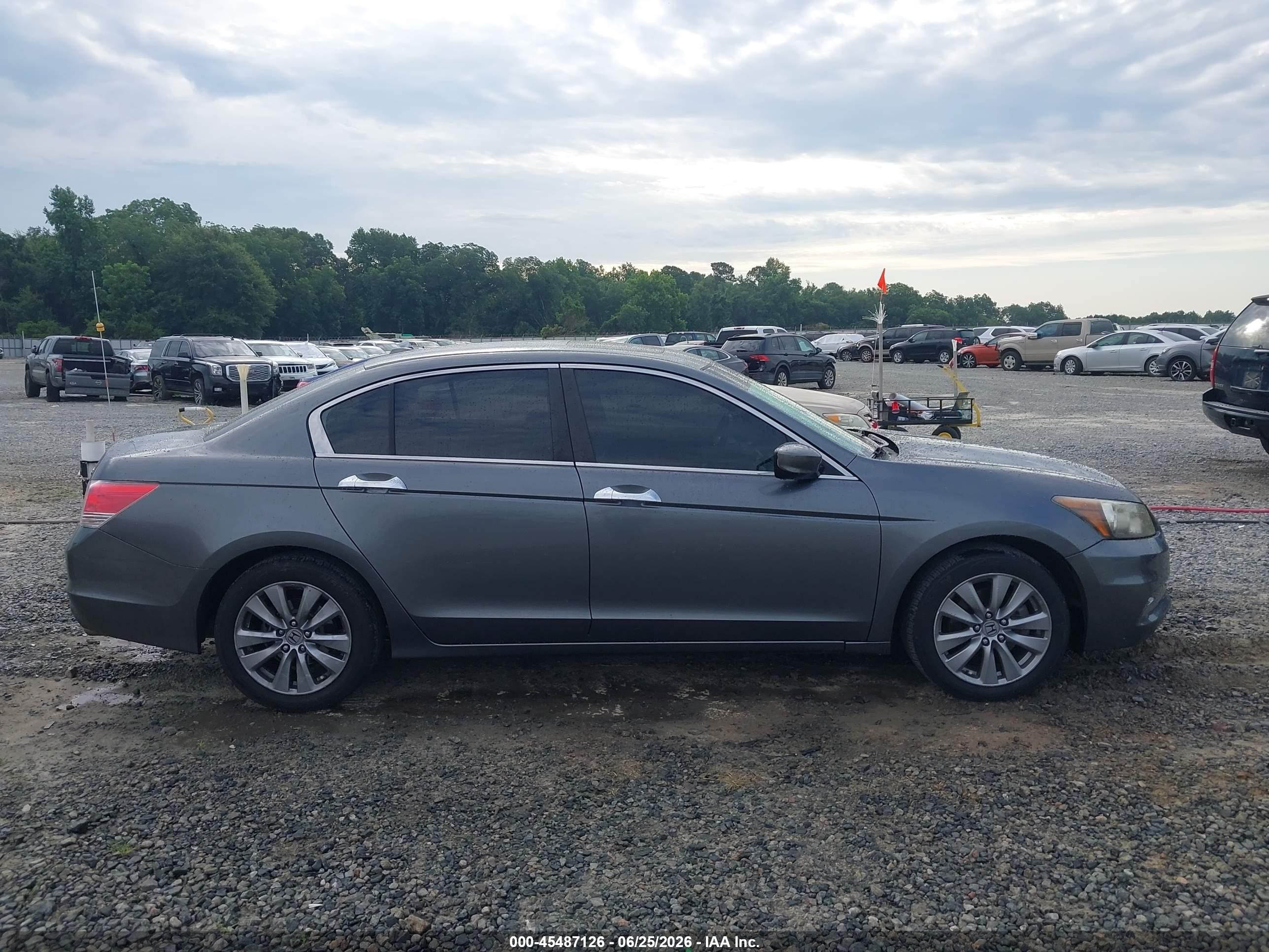 2012 Honda Accord 3.5 Ex-l Gray vin: 1HGCP3F84CA015270