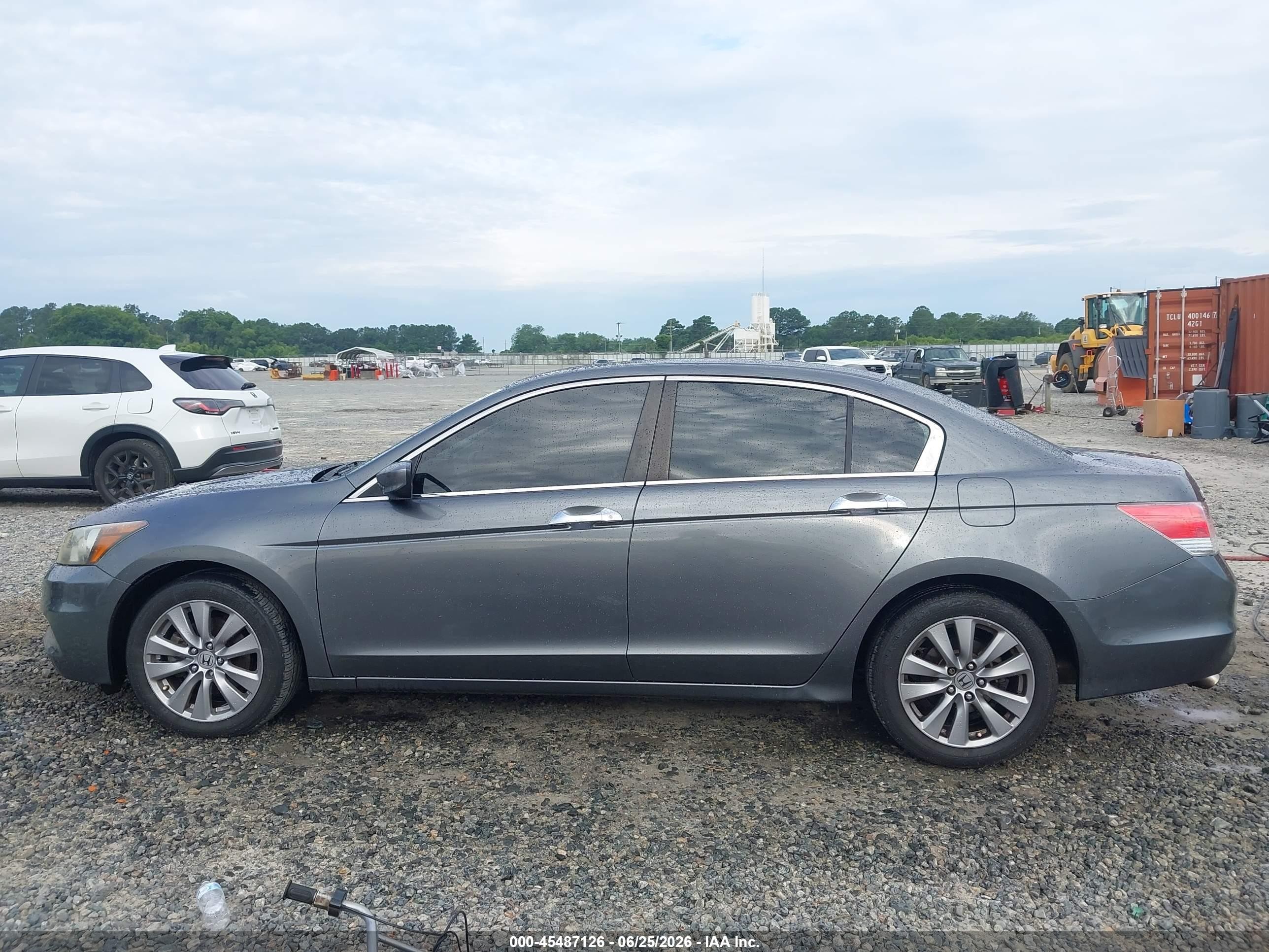 2012 Honda Accord 3.5 Ex-l Gray vin: 1HGCP3F84CA015270
