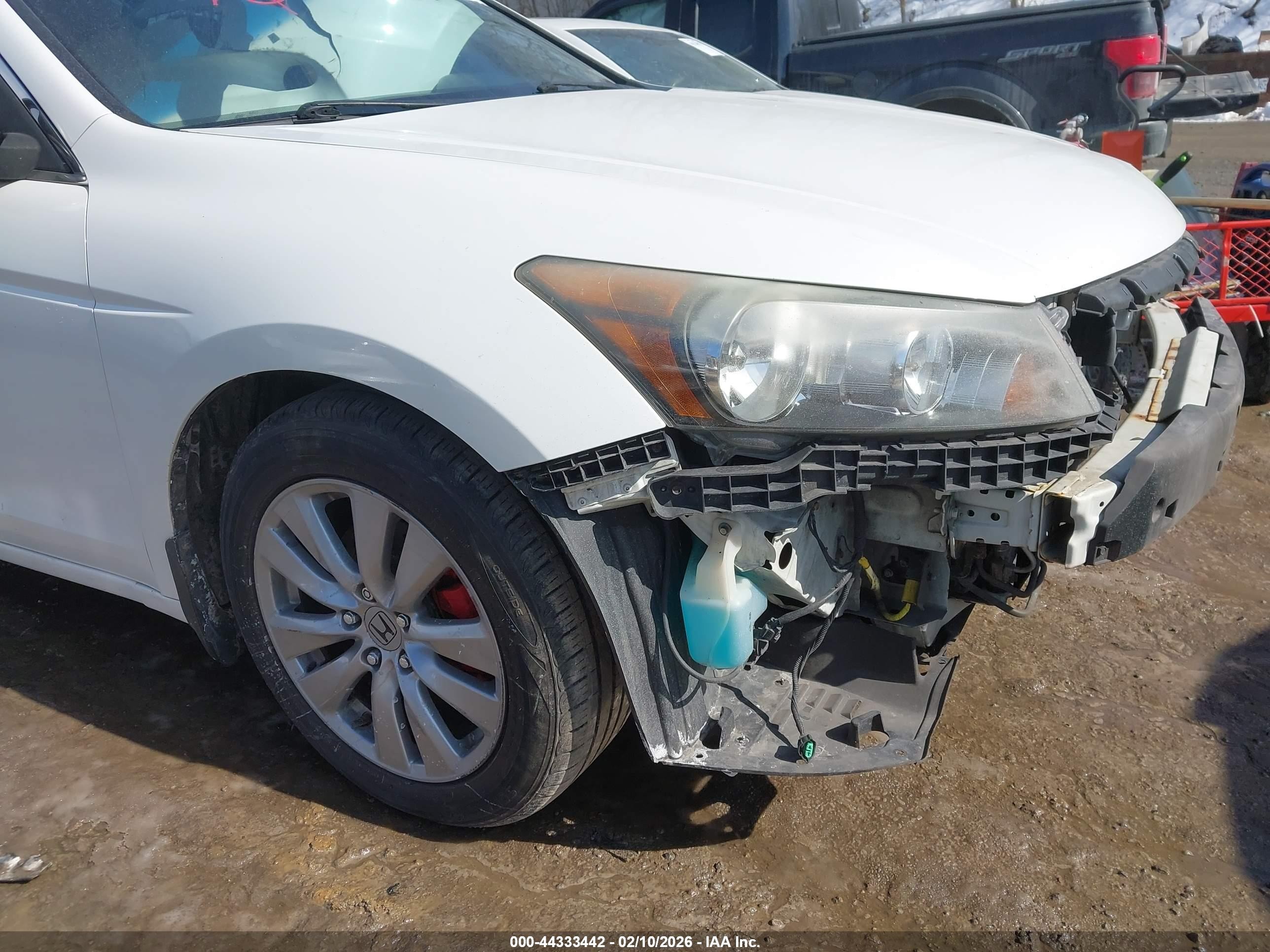 2012 Honda Accord Sdn 3.5 Ex-l/ex-l White vin: 1HGCP3F84CA018945