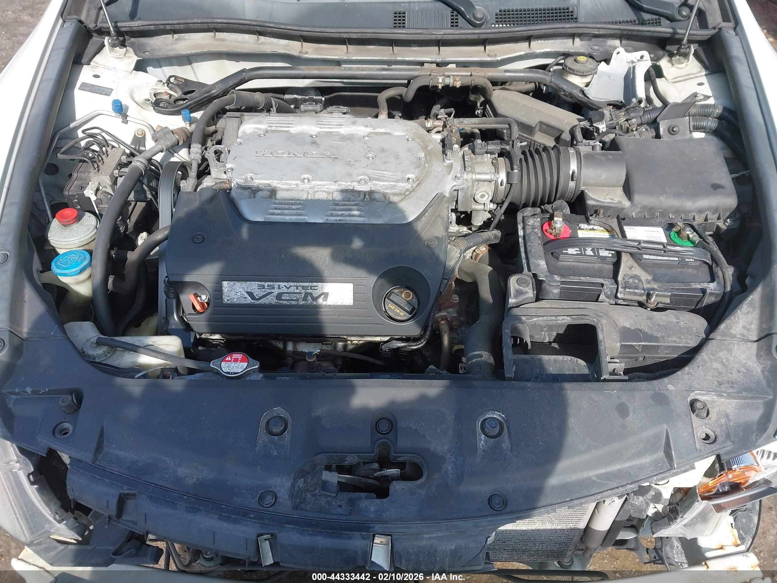 2012 Honda Accord Sdn 3.5 Ex-l/ex-l White vin: 1HGCP3F84CA018945