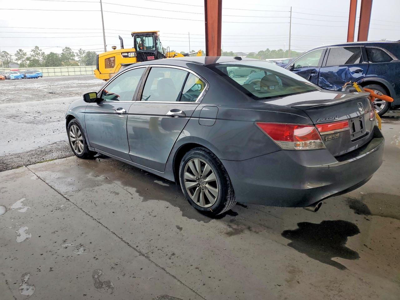 2012 Honda Accord Exl Gray vin: 1HGCP3F84CA020386