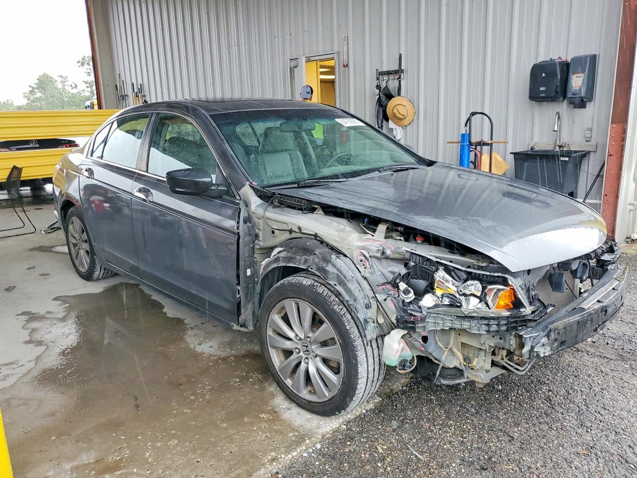 2012 Honda Accord Exl Gray vin: 1HGCP3F84CA020386