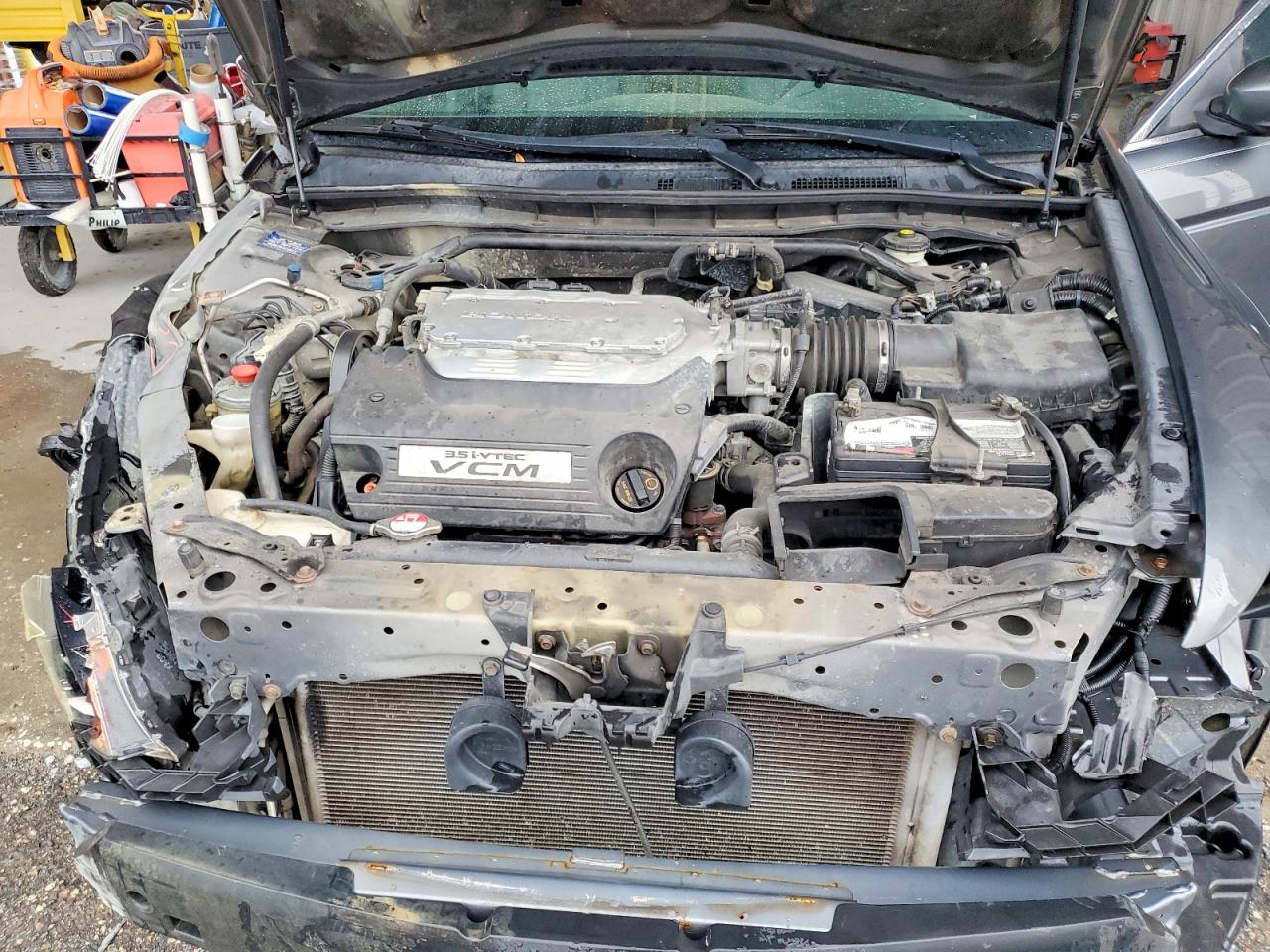 2012 Honda Accord Exl Gray vin: 1HGCP3F84CA020386