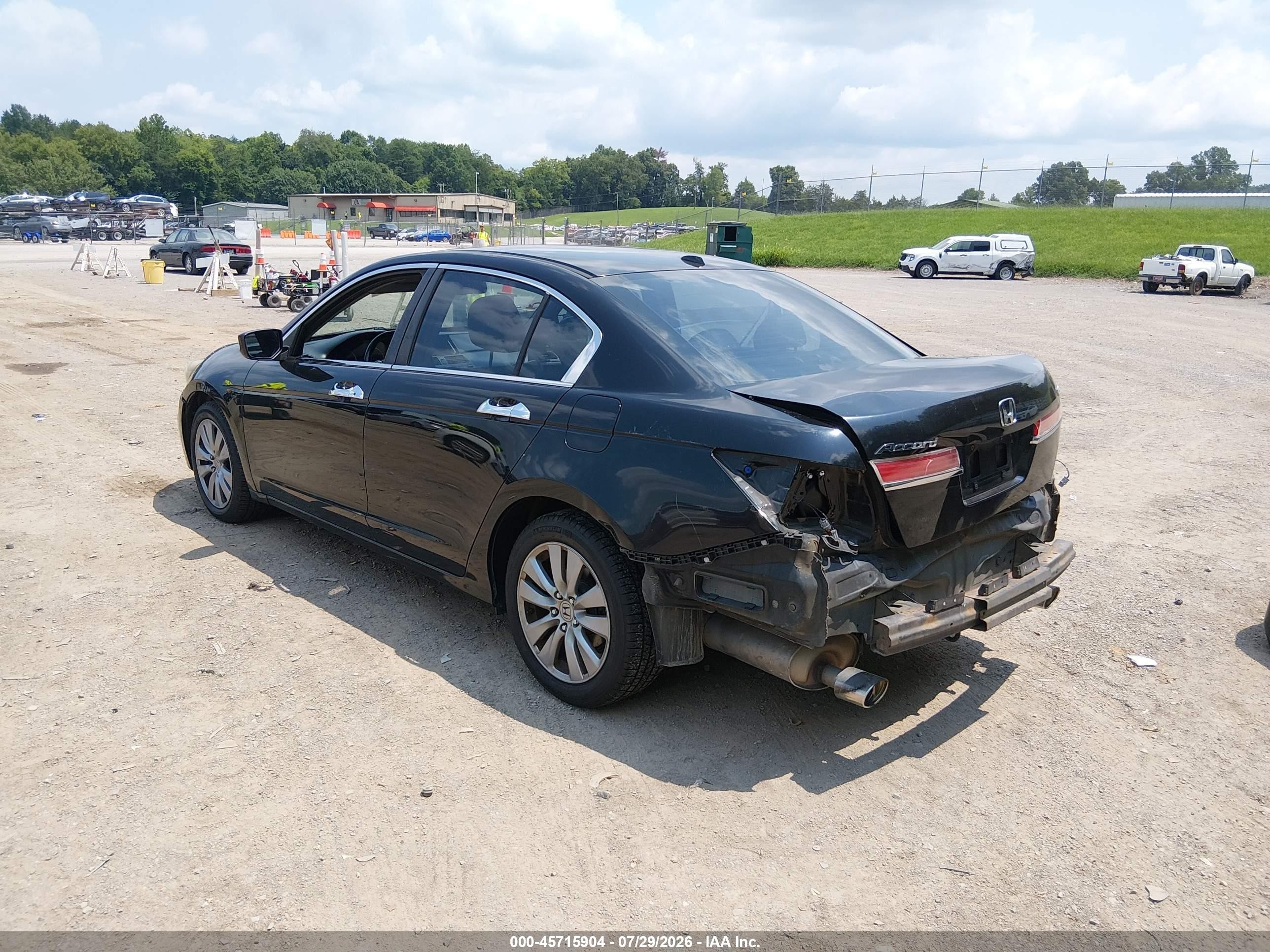 2012 Honda Accord 3.5 Ex-l Black vin: 1HGCP3F84CA021067