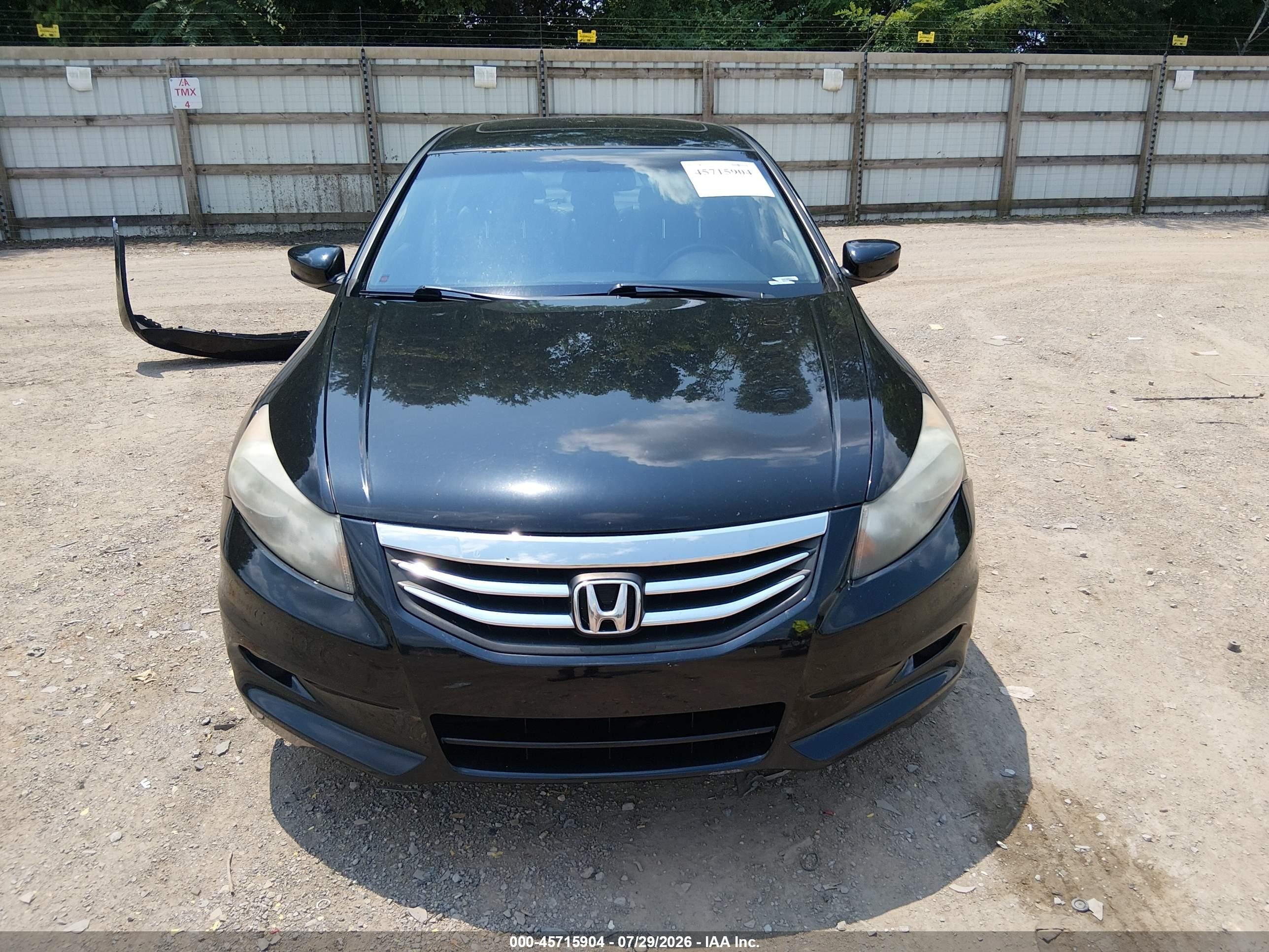 2012 Honda Accord 3.5 Ex-l Black vin: 1HGCP3F84CA021067