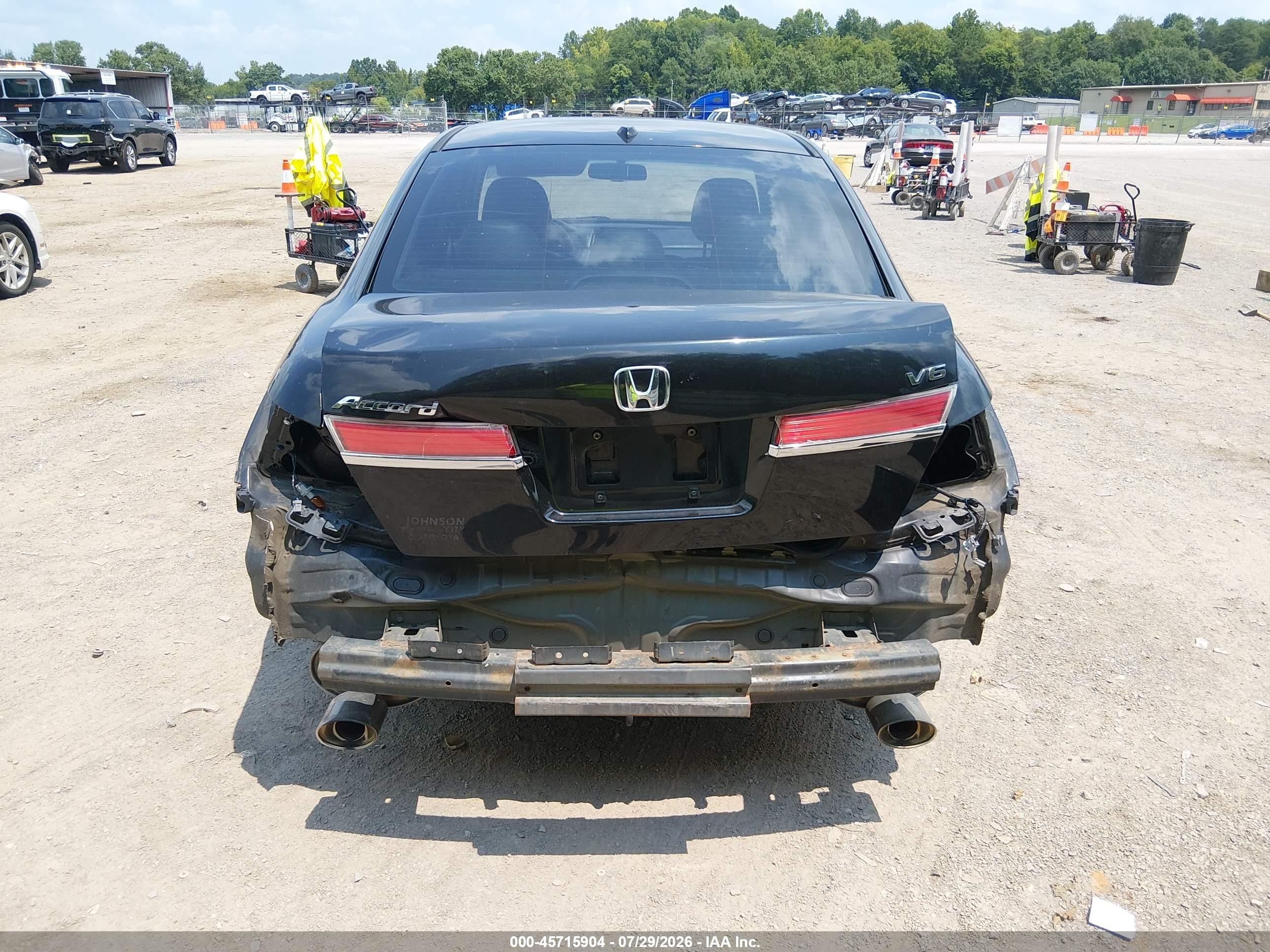 2012 Honda Accord 3.5 Ex-l Black vin: 1HGCP3F84CA021067