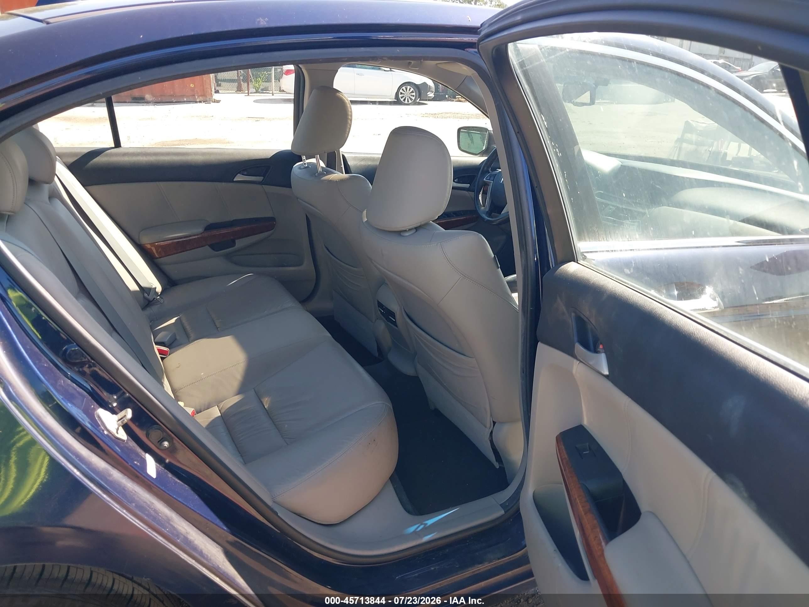 2012 Honda Accord 3.5 Ex-l Blue vin: 1HGCP3F84CA022140