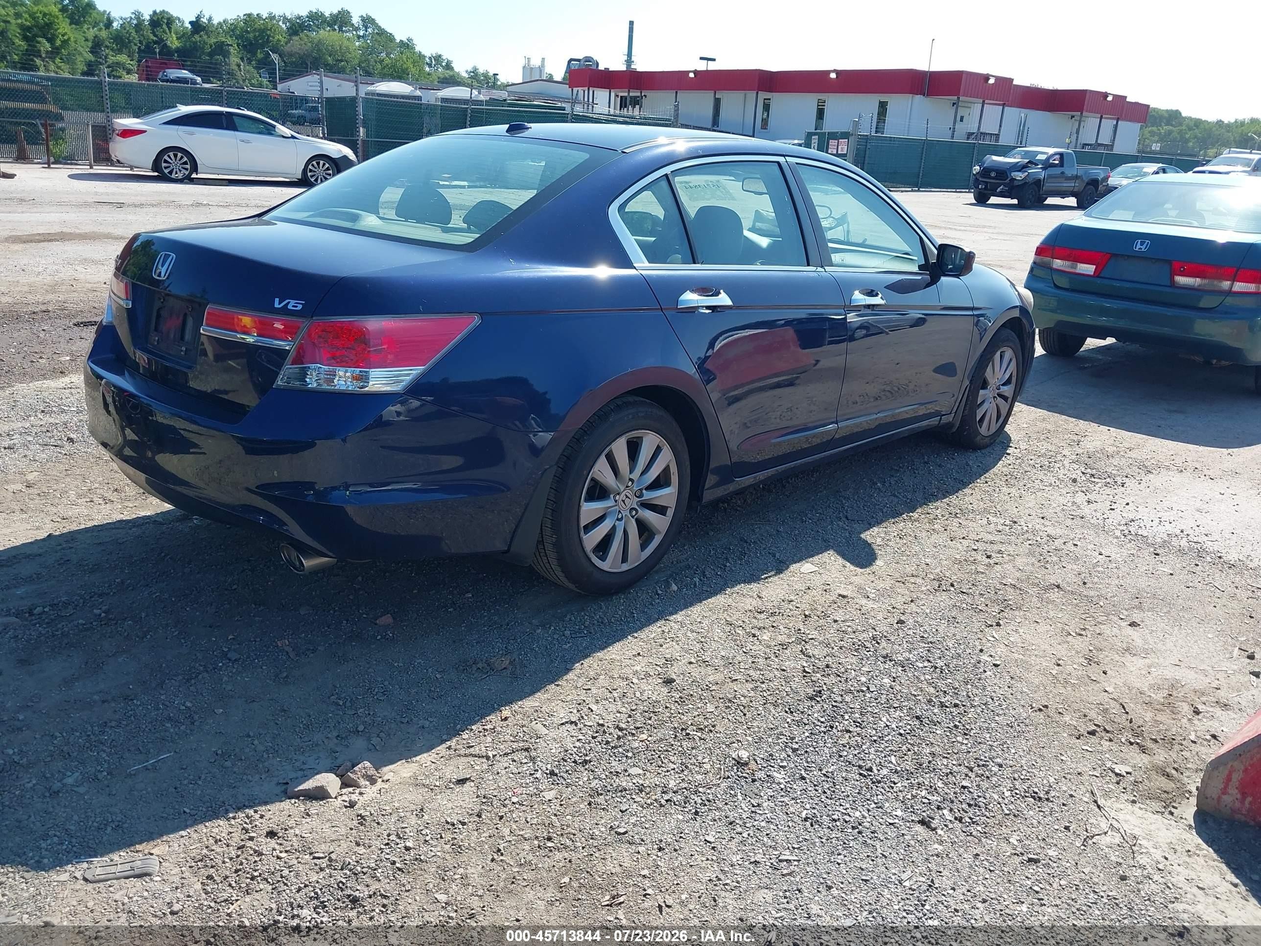 2012 Honda Accord 3.5 Ex-l Blue vin: 1HGCP3F84CA022140
