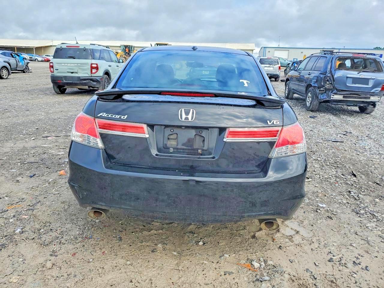 2012 Honda Accord Exl Черный vin: 1HGCP3F84CA023949