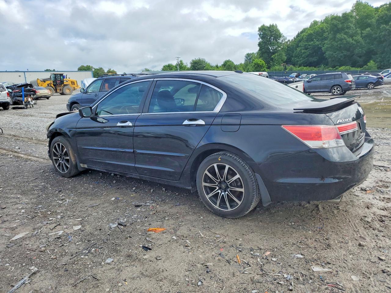 2012 Honda Accord Exl Черный vin: 1HGCP3F84CA023949