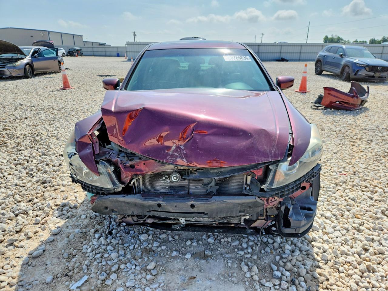 2012 Honda Accord Exl Burgundy vin: 1HGCP3F84CA027290