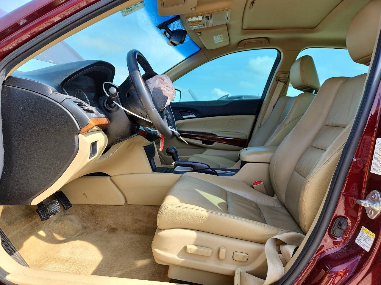 2012 Honda Accord Exl Burgundy vin: 1HGCP3F84CA027290