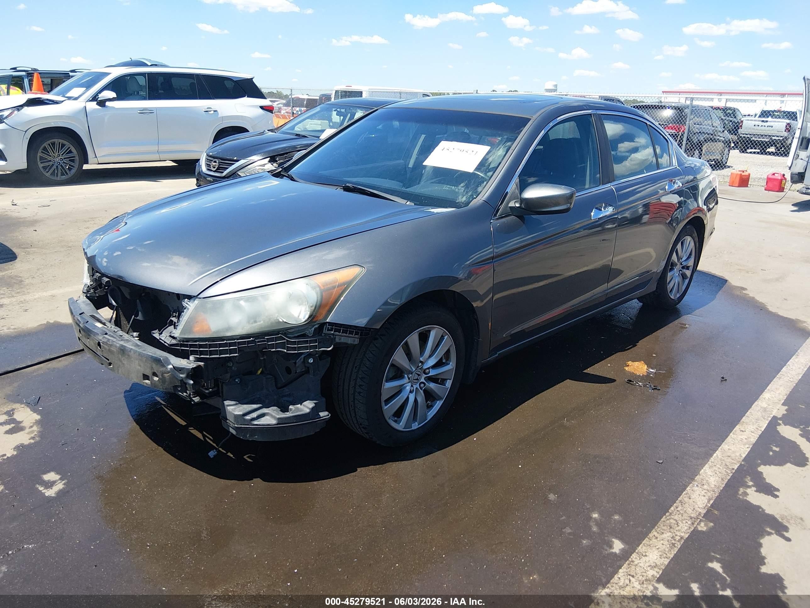 2012 Honda Accord 3.5 Ex-l Серый vin: 1HGCP3F84CA027953
