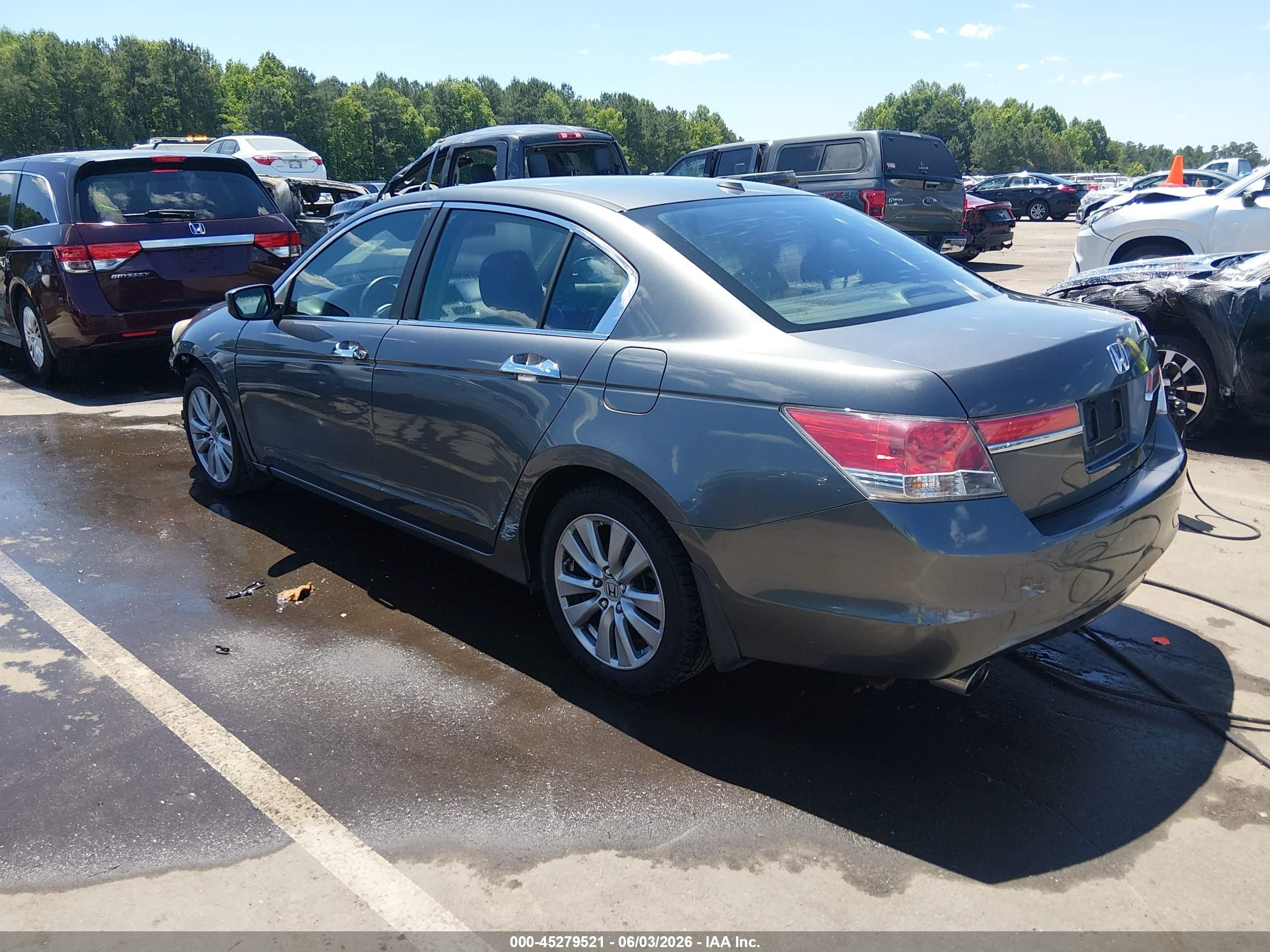 2012 Honda Accord 3.5 Ex-l Серый vin: 1HGCP3F84CA027953