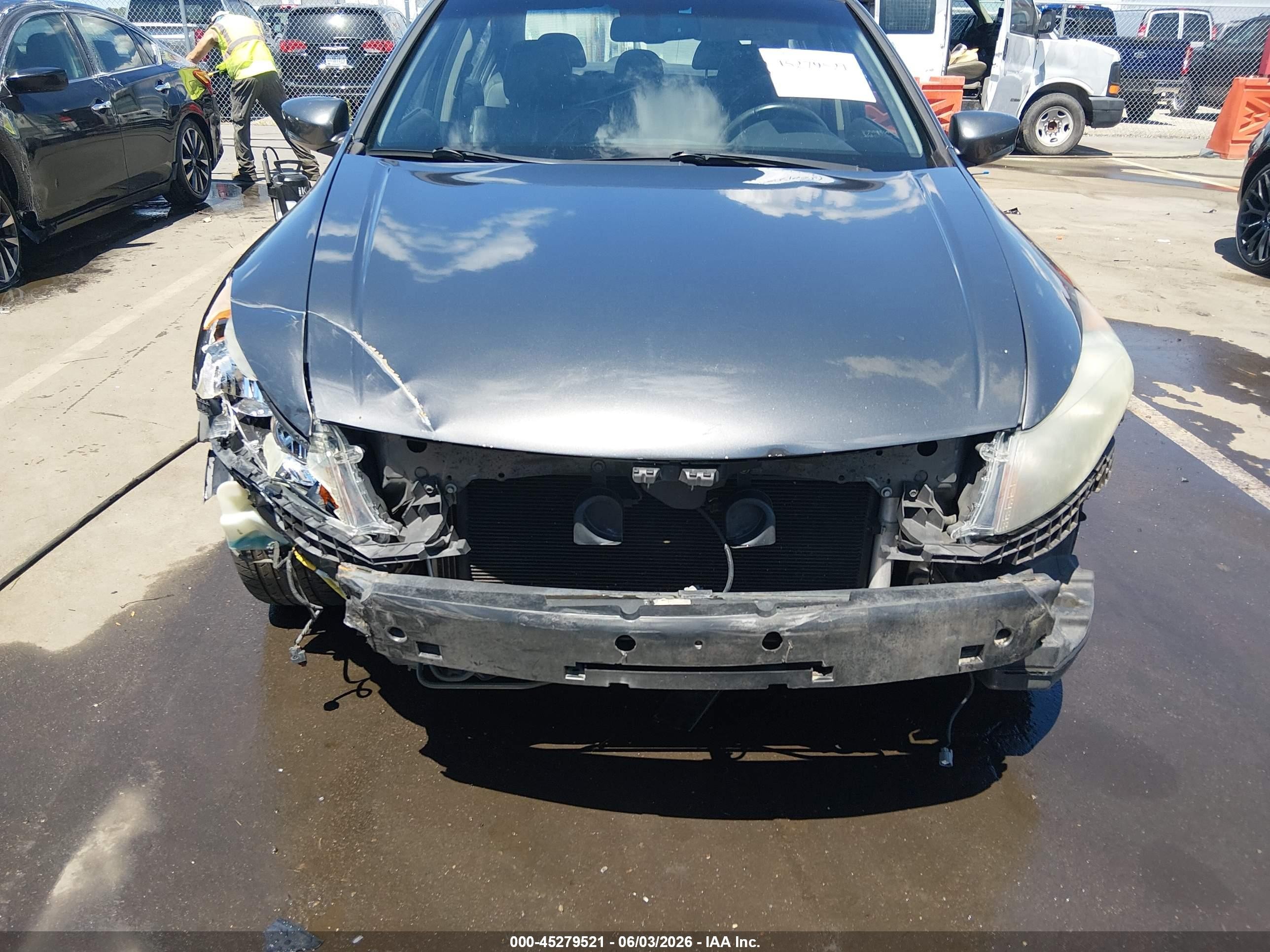 2012 Honda Accord 3.5 Ex-l Серый vin: 1HGCP3F84CA027953