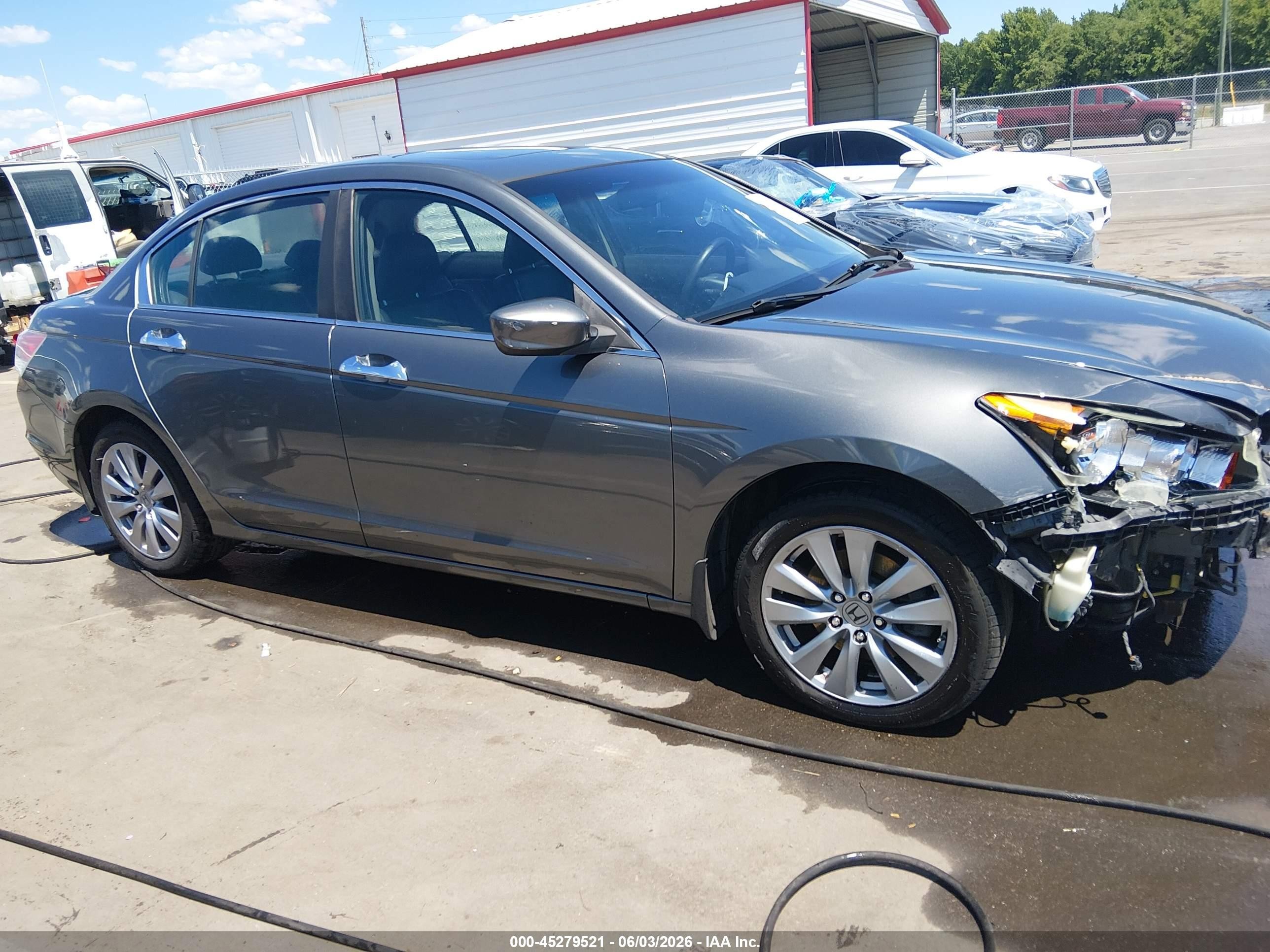2012 Honda Accord 3.5 Ex-l Серый vin: 1HGCP3F84CA027953