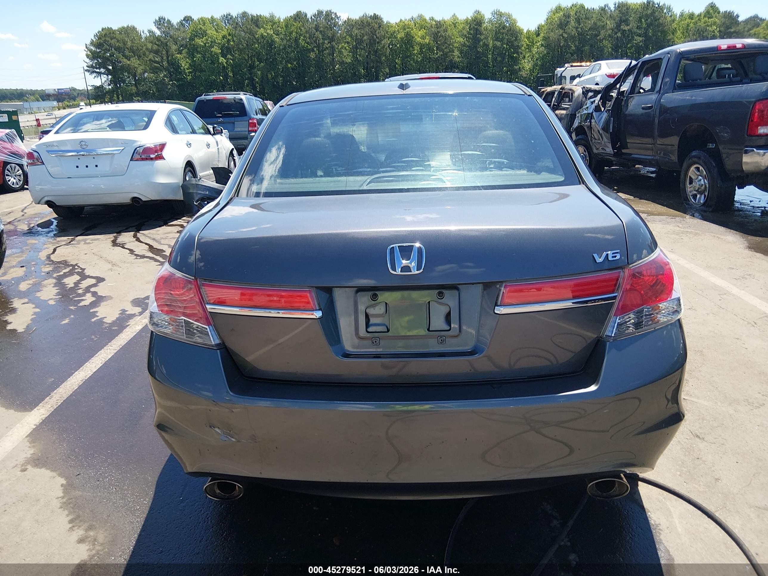 2012 Honda Accord 3.5 Ex-l Серый vin: 1HGCP3F84CA027953