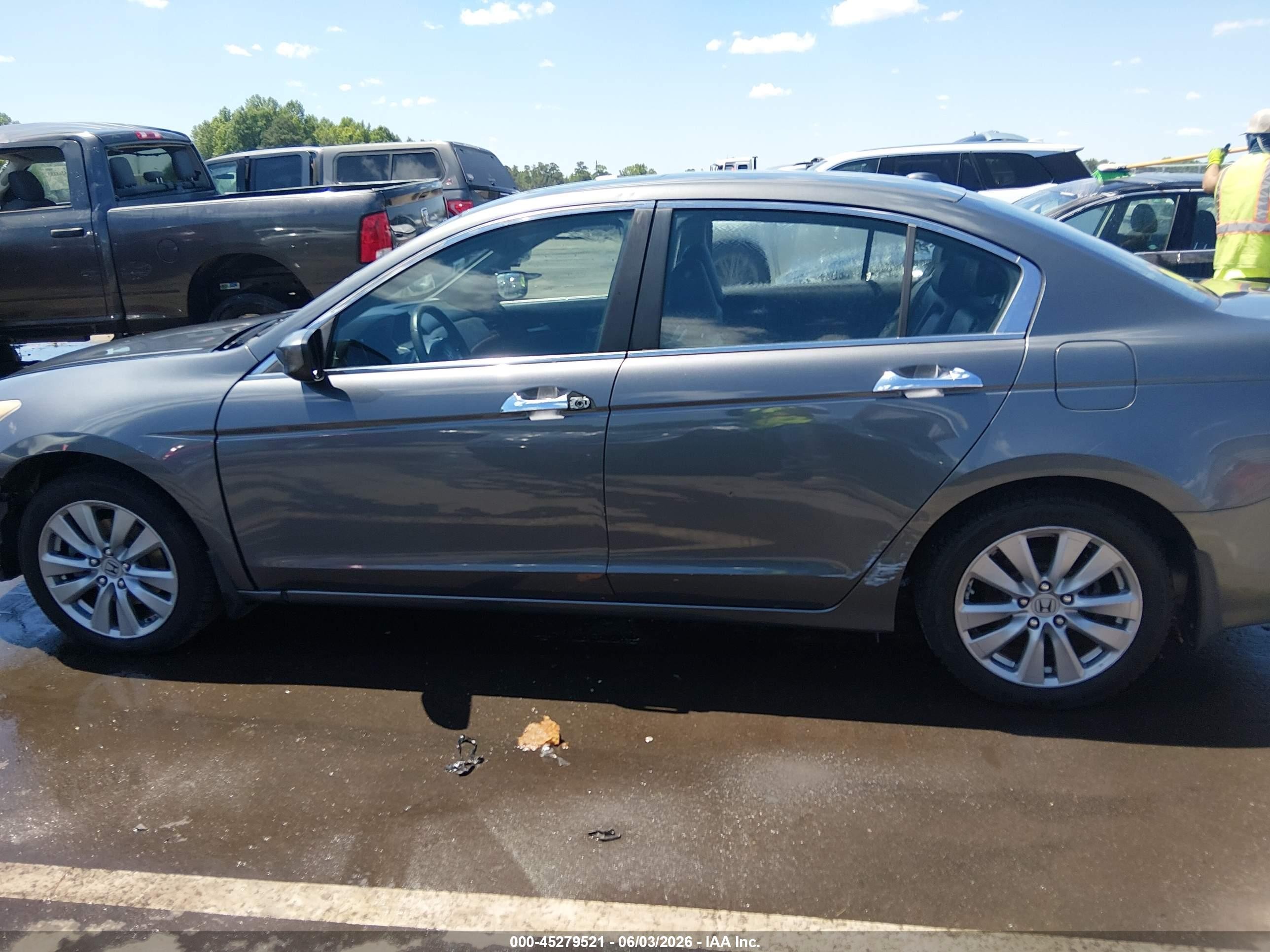 2012 Honda Accord 3.5 Ex-l Серый vin: 1HGCP3F84CA027953