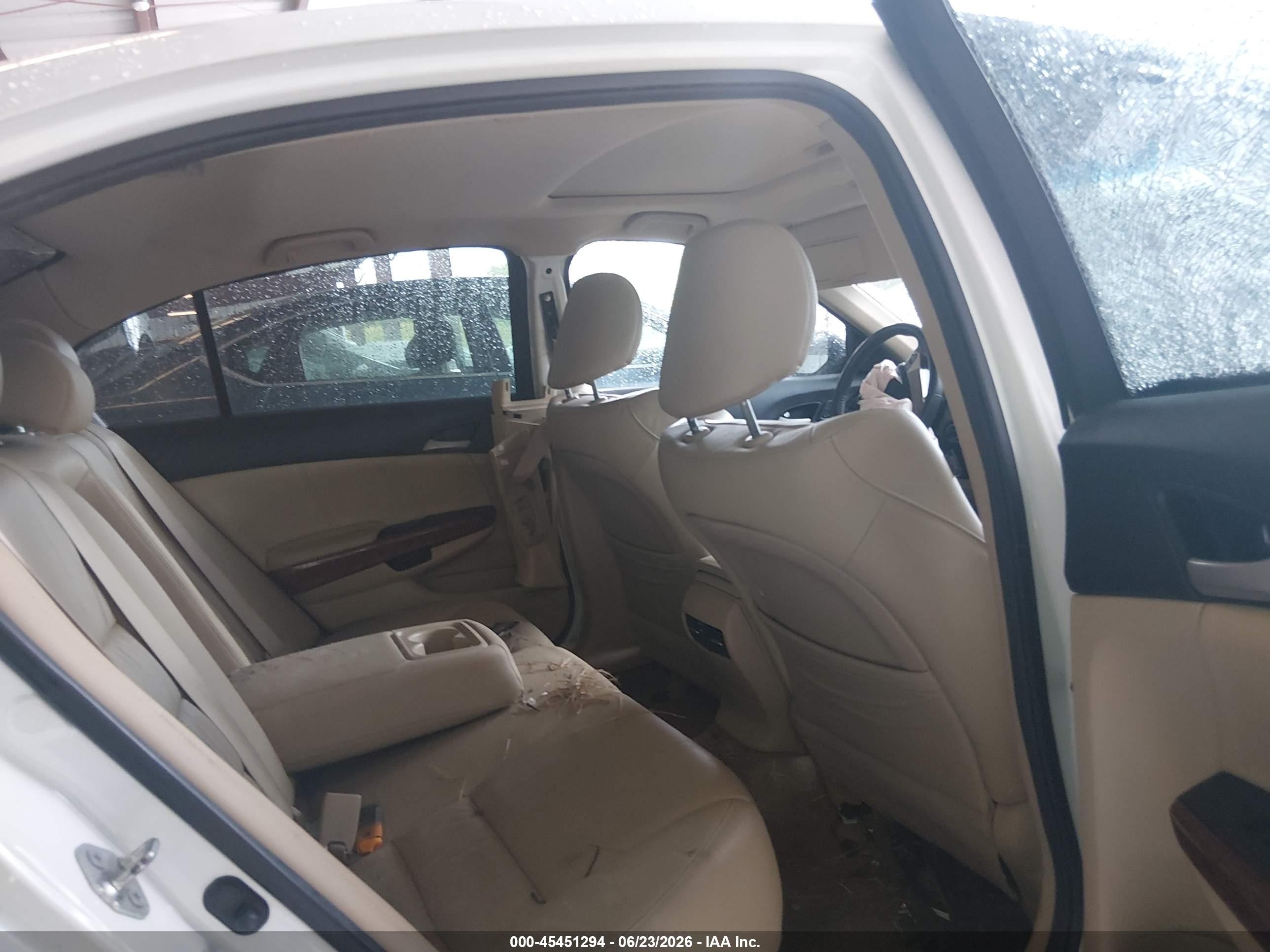2012 Honda Accord 3.5 Ex-l Белый vin: 1HGCP3F84CA037298