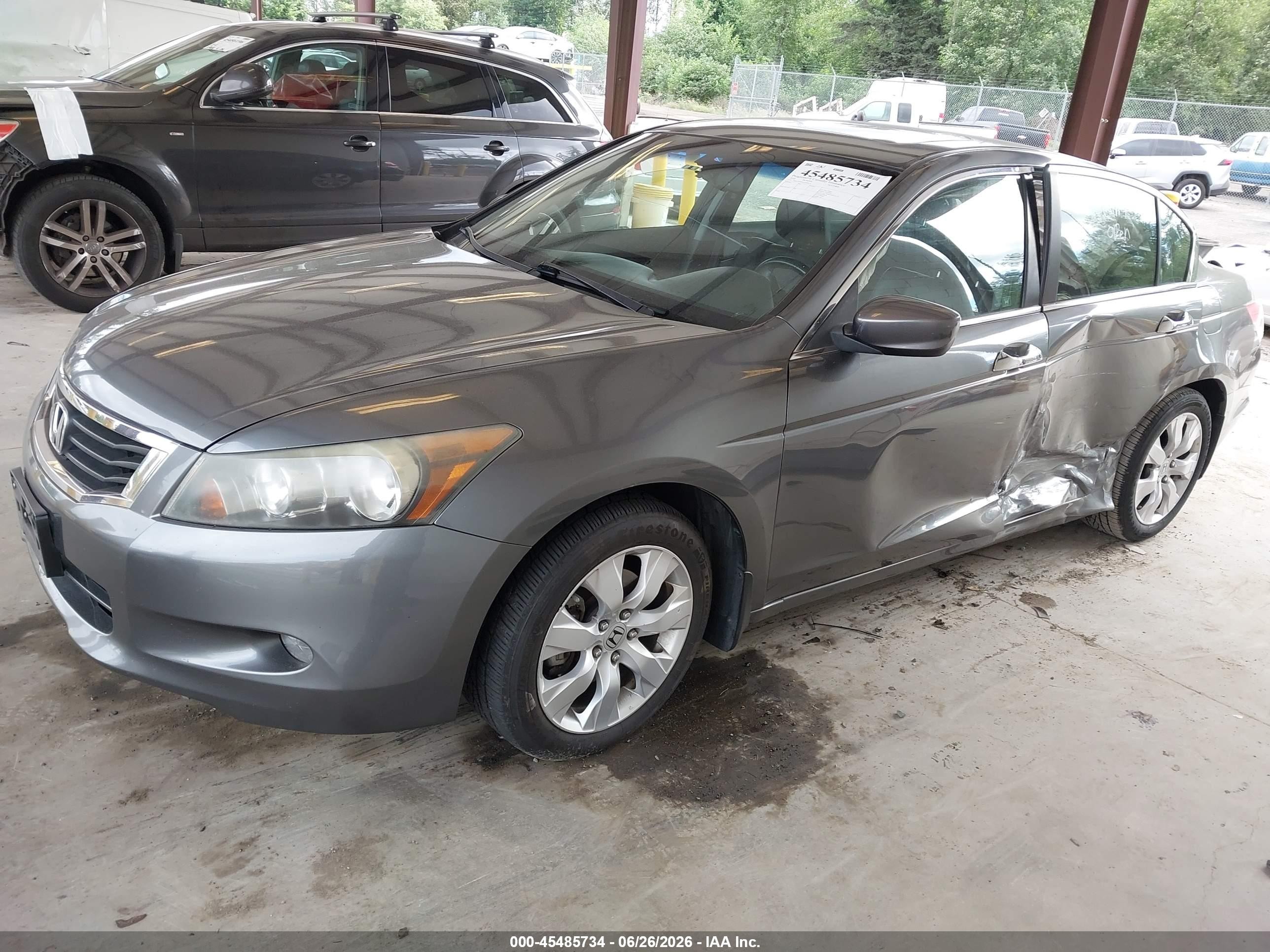 2010 Honda Accord 3.5 Ex-l Gray vin: 1HGCP3F85AA000614