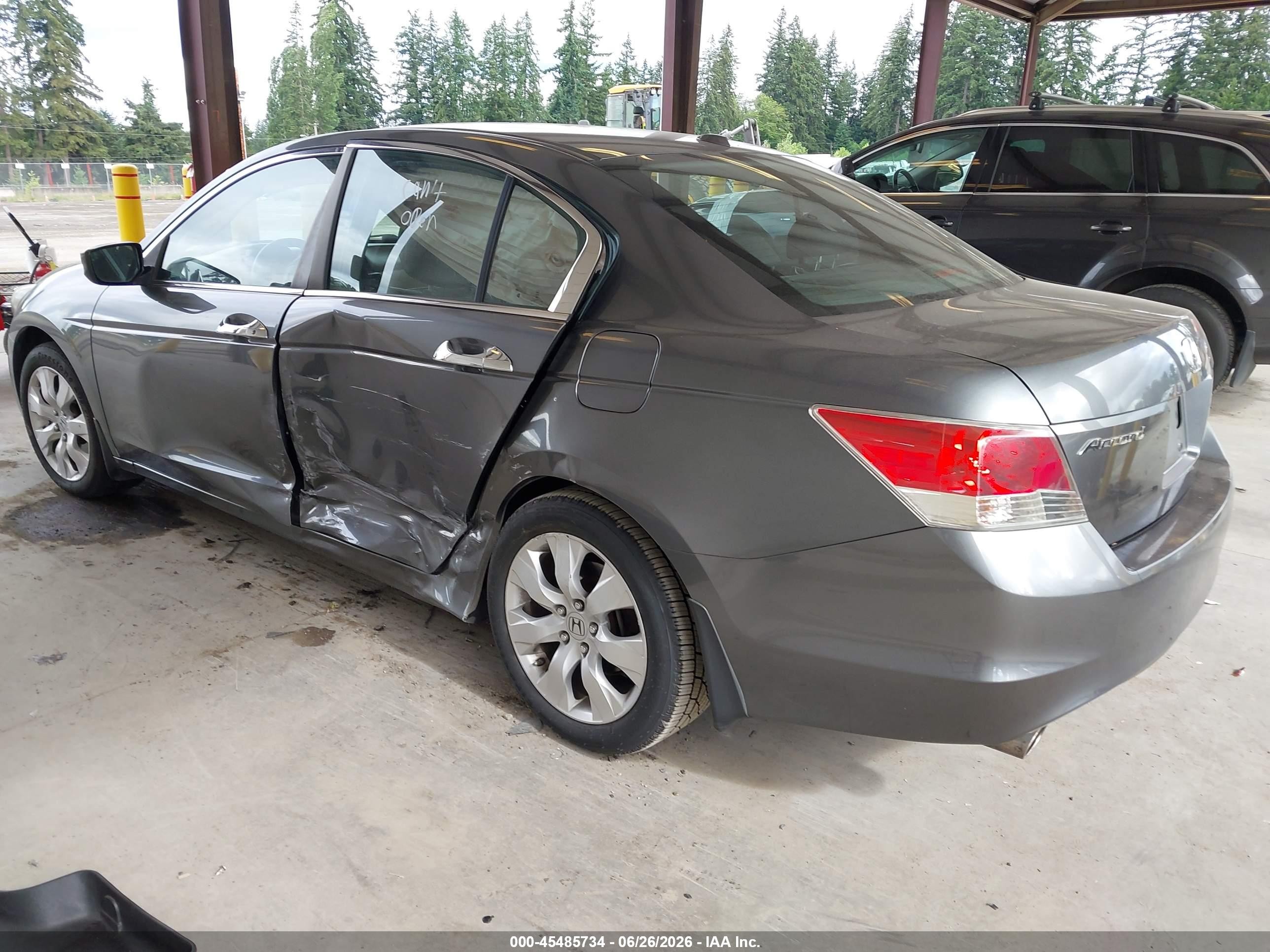 2010 Honda Accord 3.5 Ex-l Gray vin: 1HGCP3F85AA000614