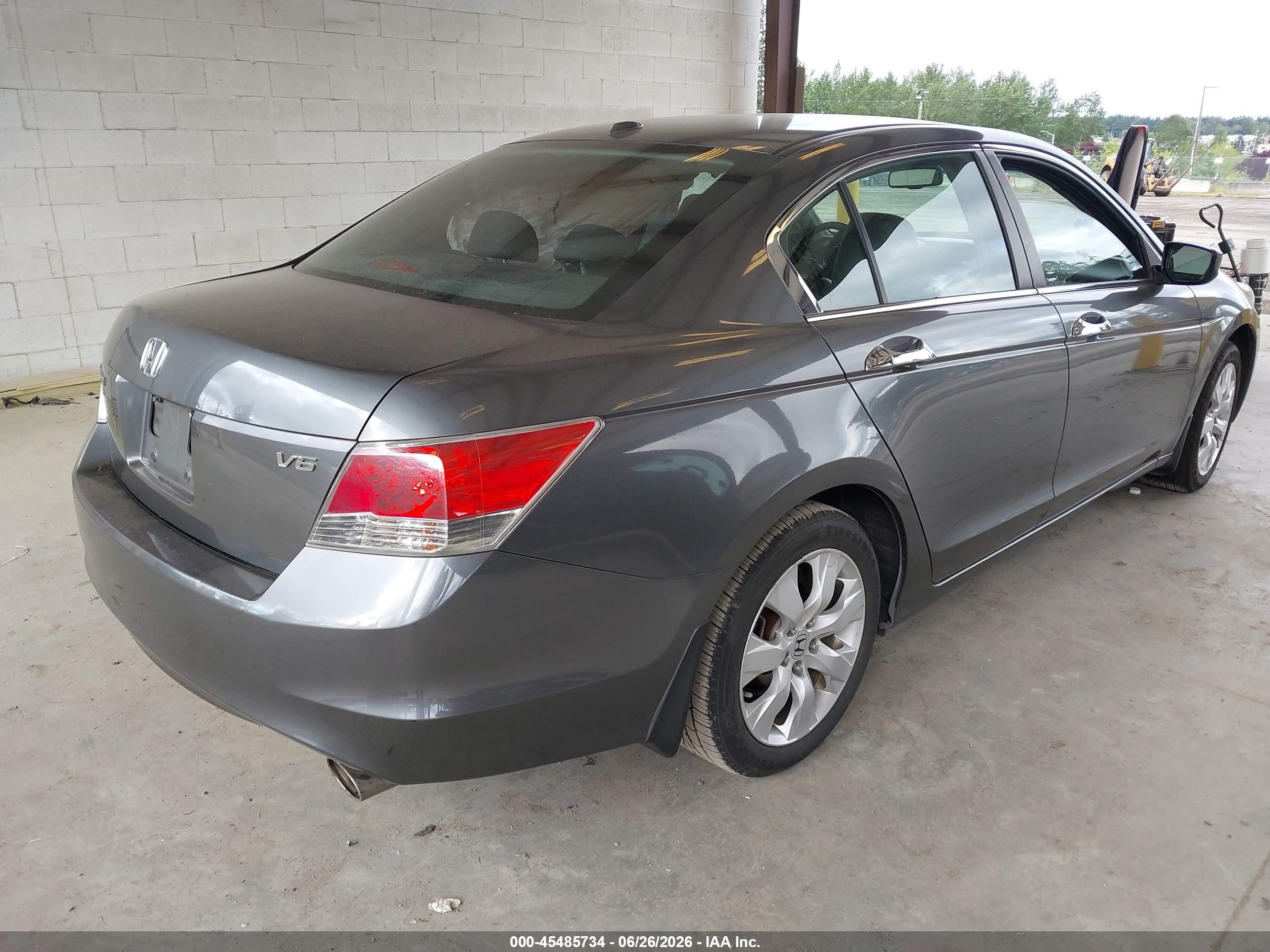 2010 Honda Accord 3.5 Ex-l Gray vin: 1HGCP3F85AA000614