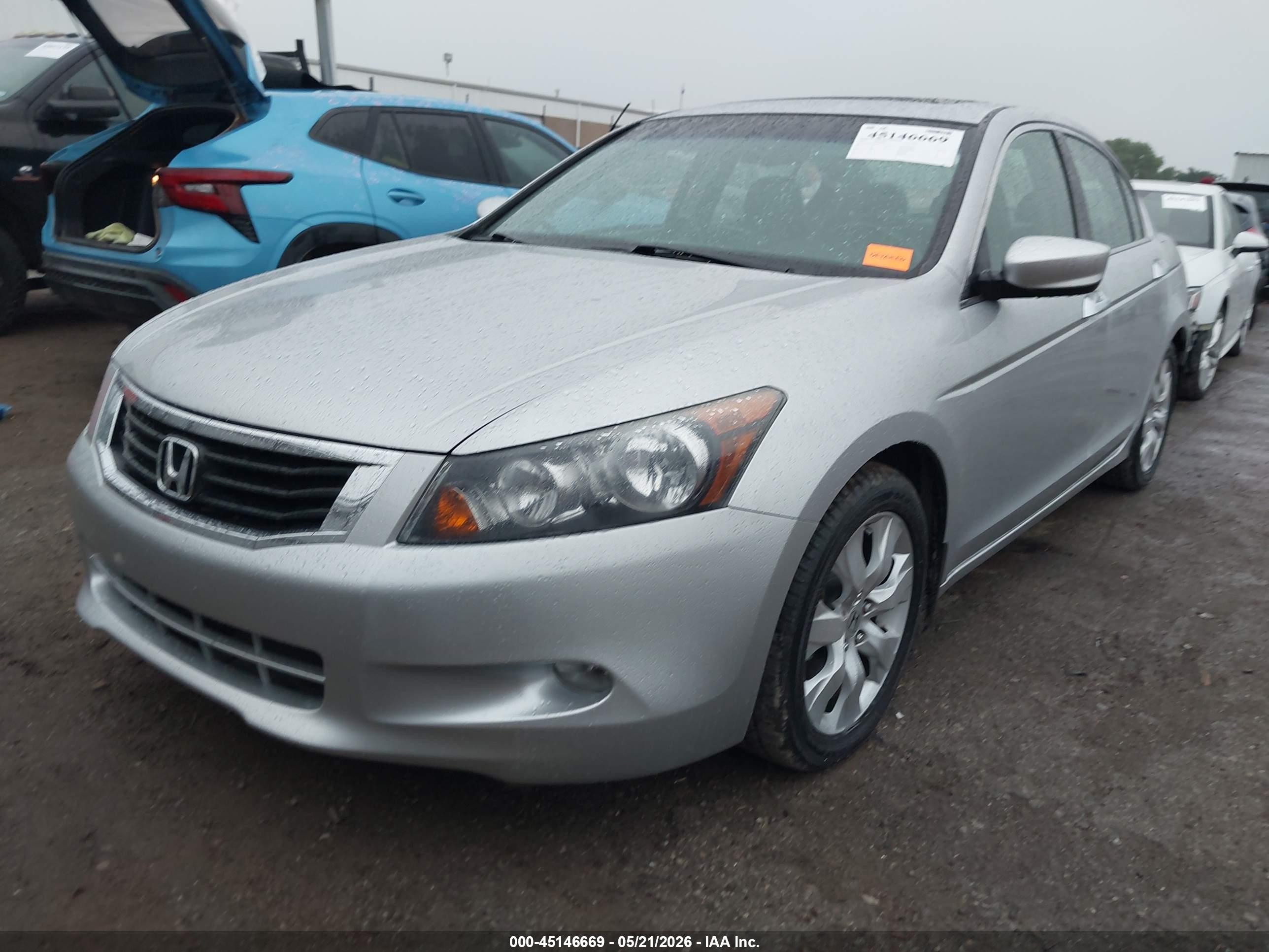 2010 Honda Accord 3.5 Ex-l Silver vin: 1HGCP3F85AA003237
