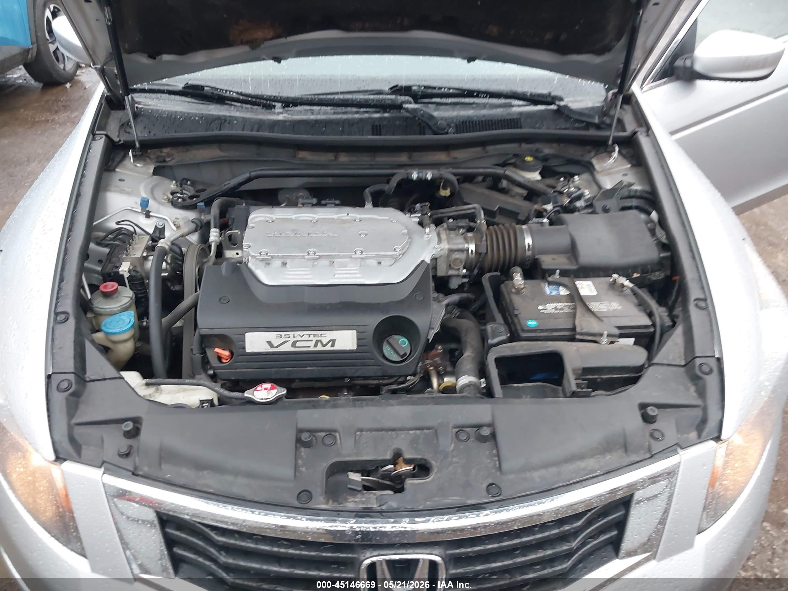 2010 Honda Accord 3.5 Ex-l Silver vin: 1HGCP3F85AA003237