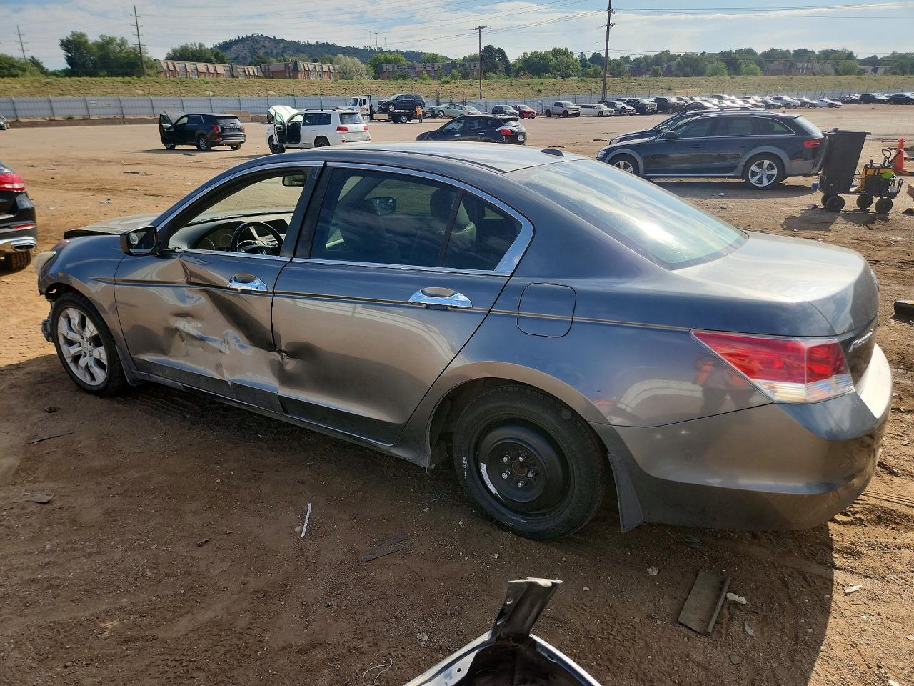 2010 Honda Accord Exl Gray vin: 1HGCP3F85AA013640
